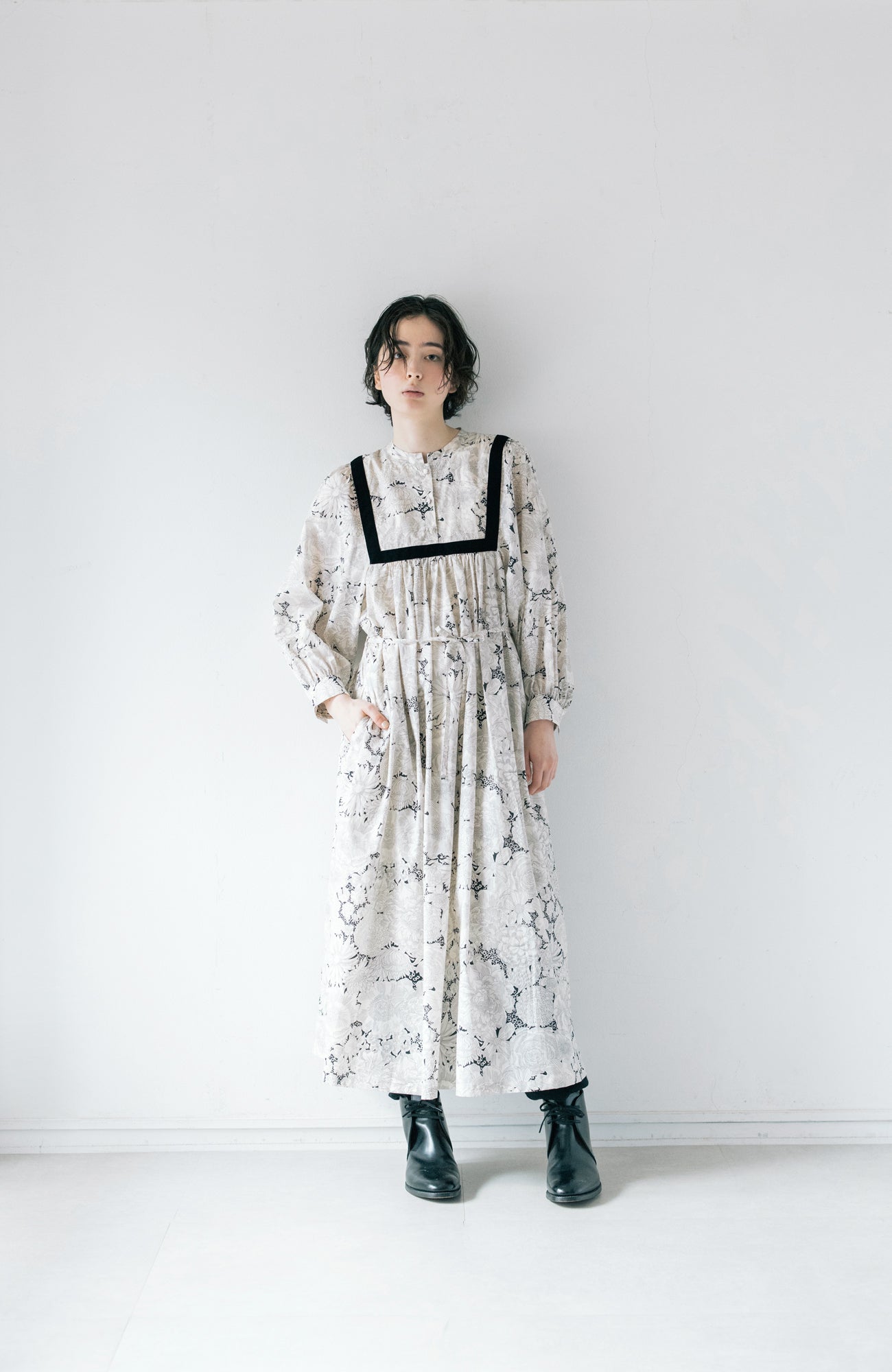 LIBERTY PRINT DRESS (2025 Autumn &amp; Winter Collection)