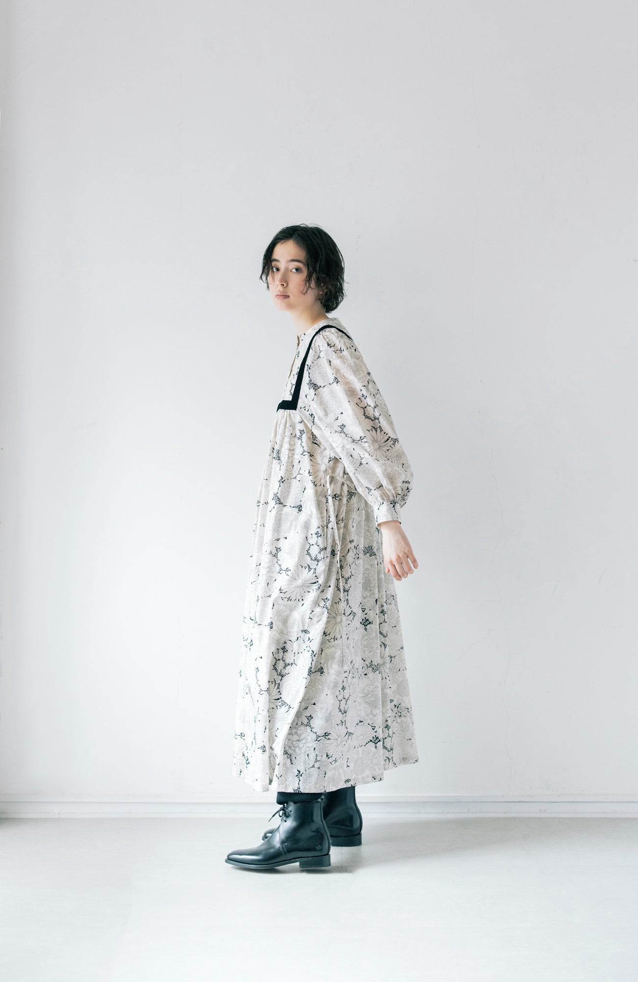 LIBERTY PRINT DRESS (2025 Autumn &amp; Winter Collection)