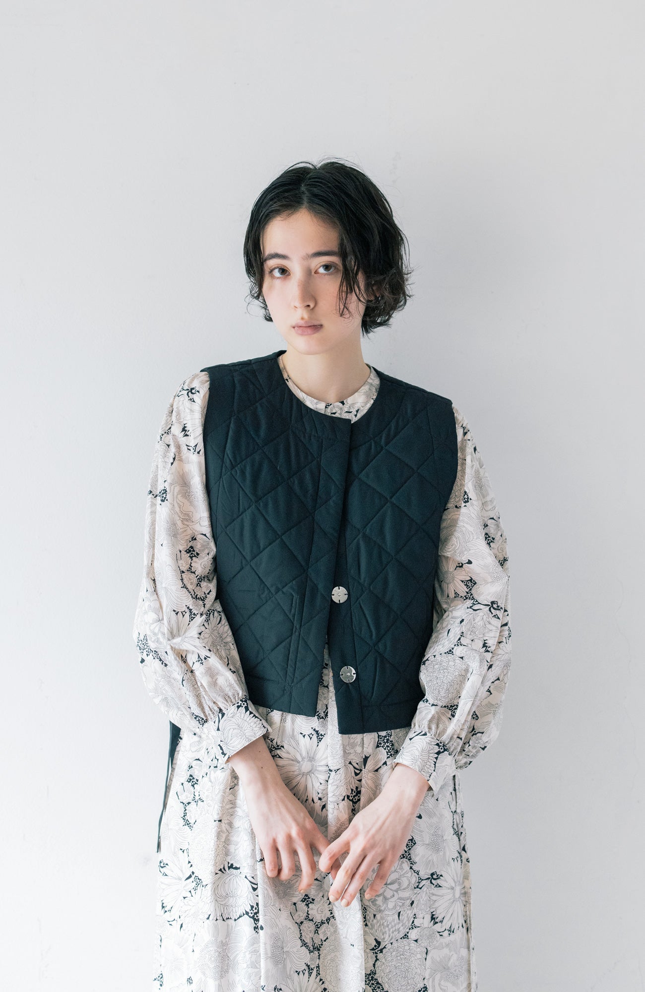 LIBERTY PRINTリバーシブルキルティングベスト(2025 Autumn & Winter Collection)