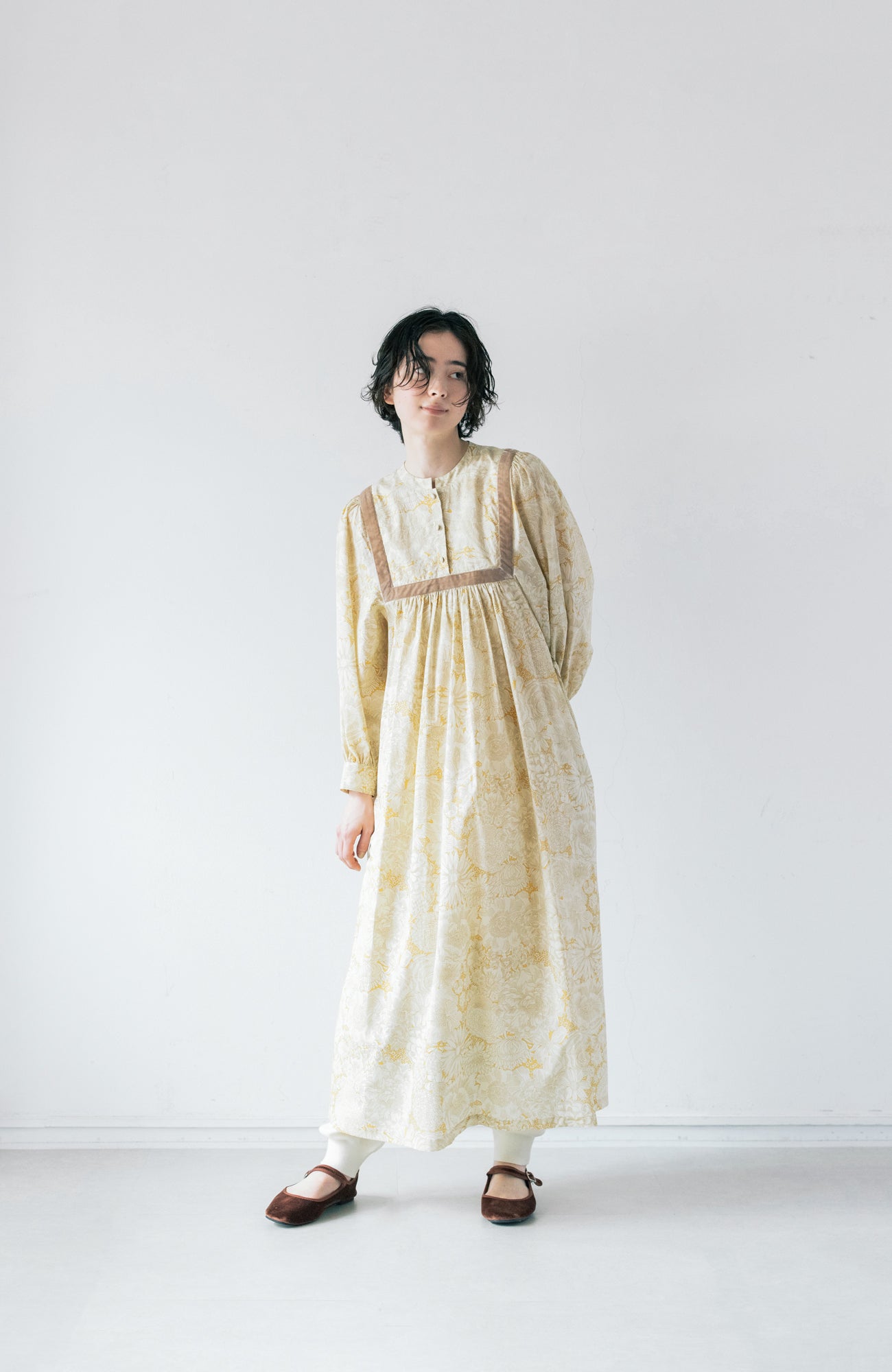LIBERTY PRINT DRESS (2025 Autumn &amp; Winter Collection)