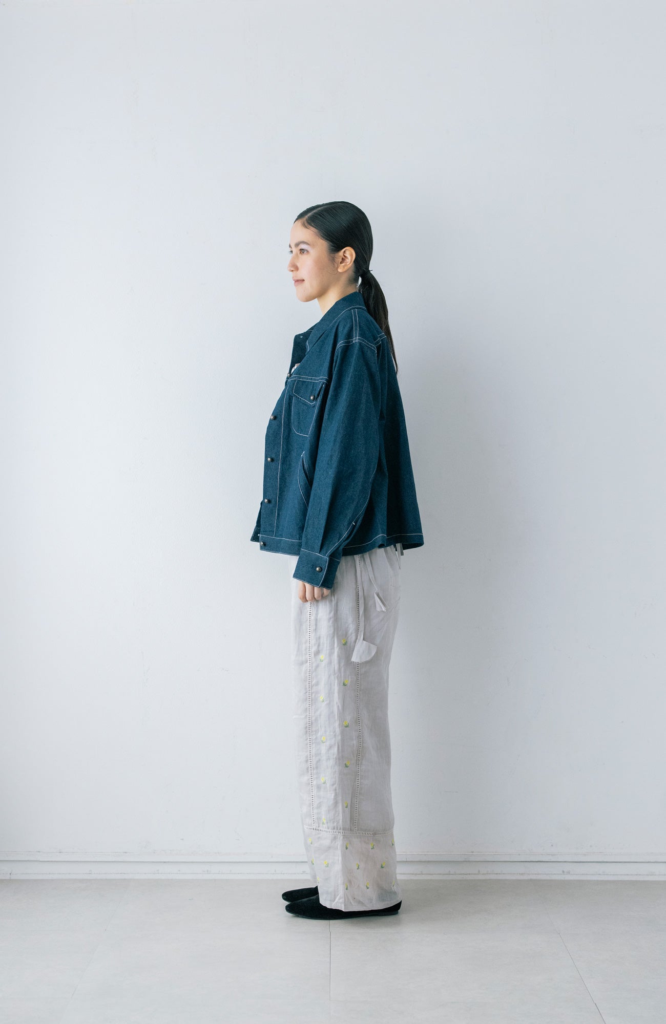 バックフレアデニムジャケット(2026 Spring Collection)