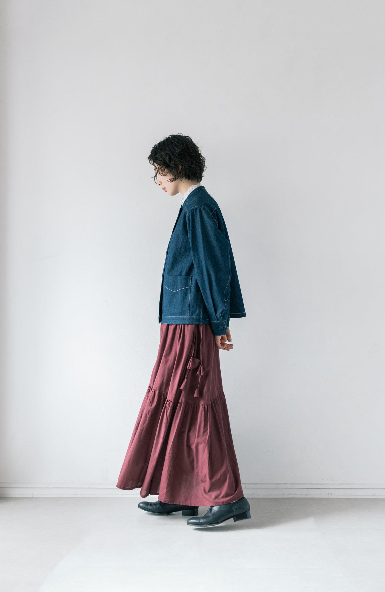 デニムバックフレアジャケット(2025 Autumn & Winter Collection)
