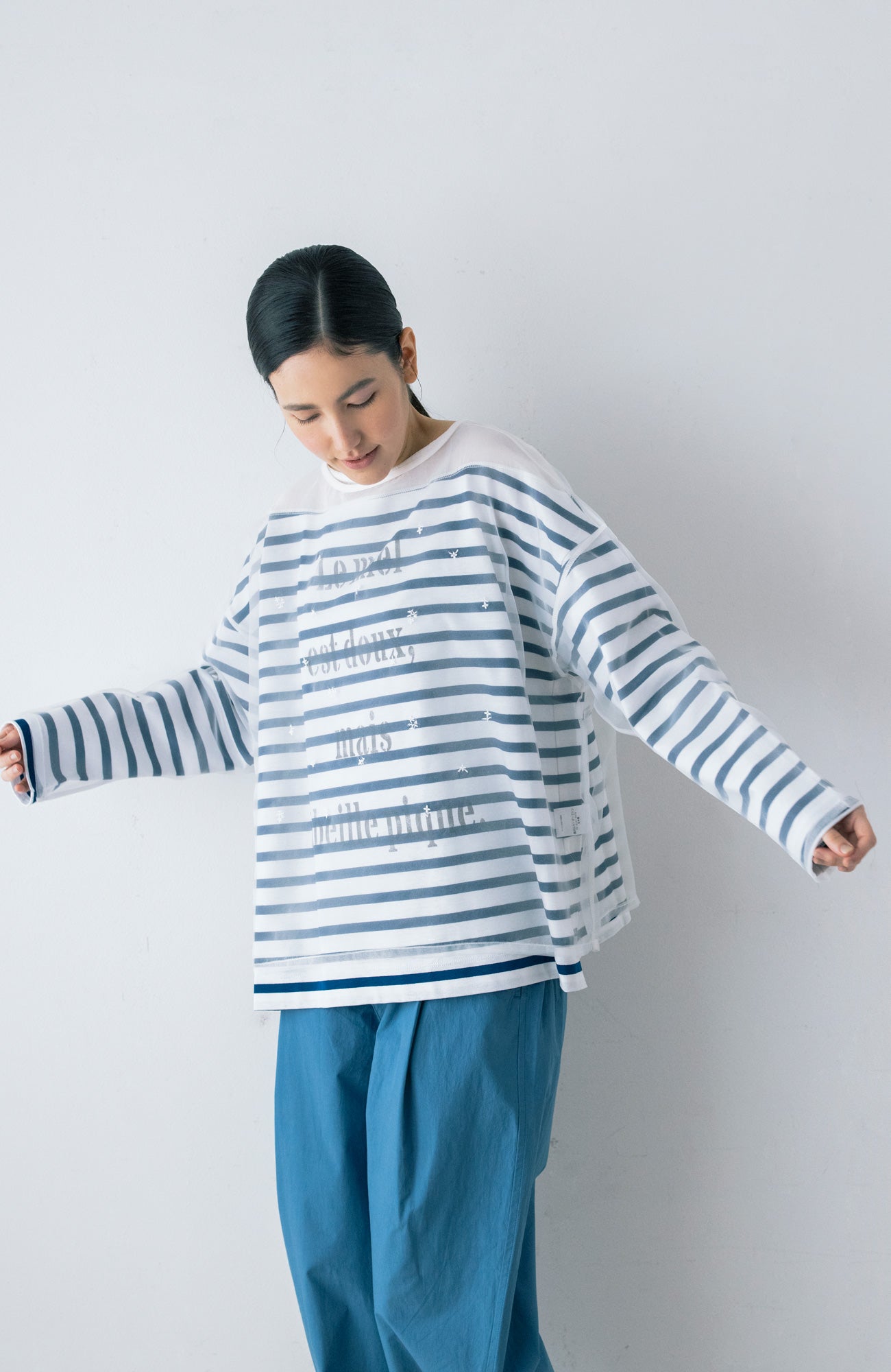 Petite fleurオーガンジープルオーバー(2026 Spring Collection)