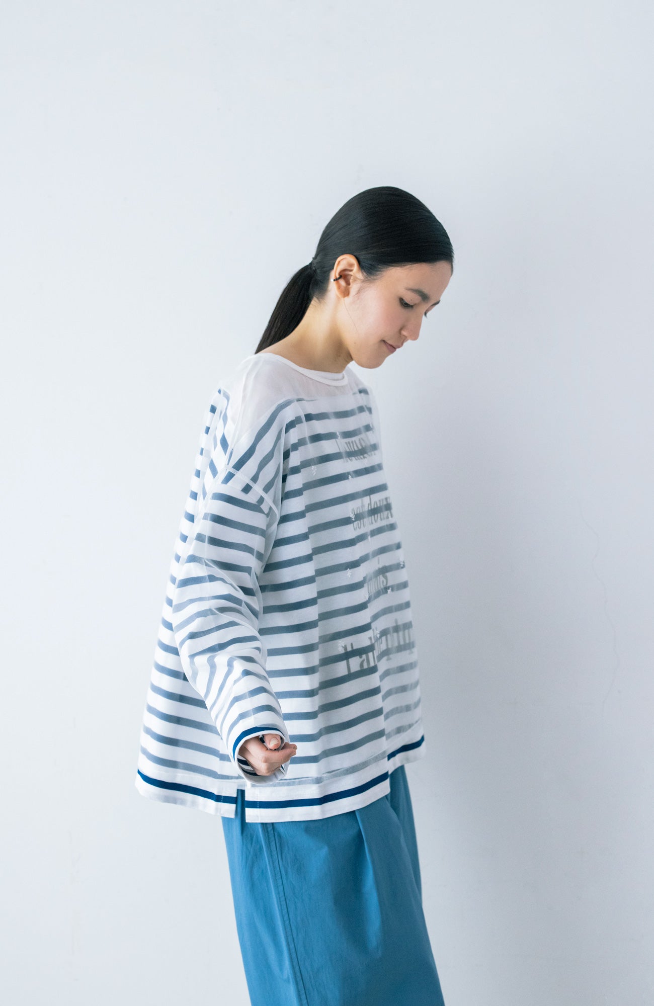 Petite fleurオーガンジープルオーバー(2026 Spring Collection)