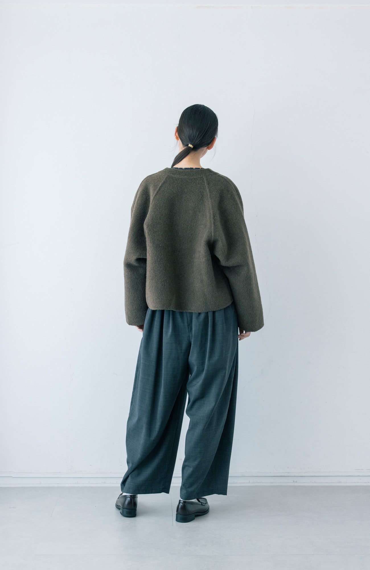 リバーシブルショートコート/シャギー(2025-2026 Winter & Pre-spring Collection)