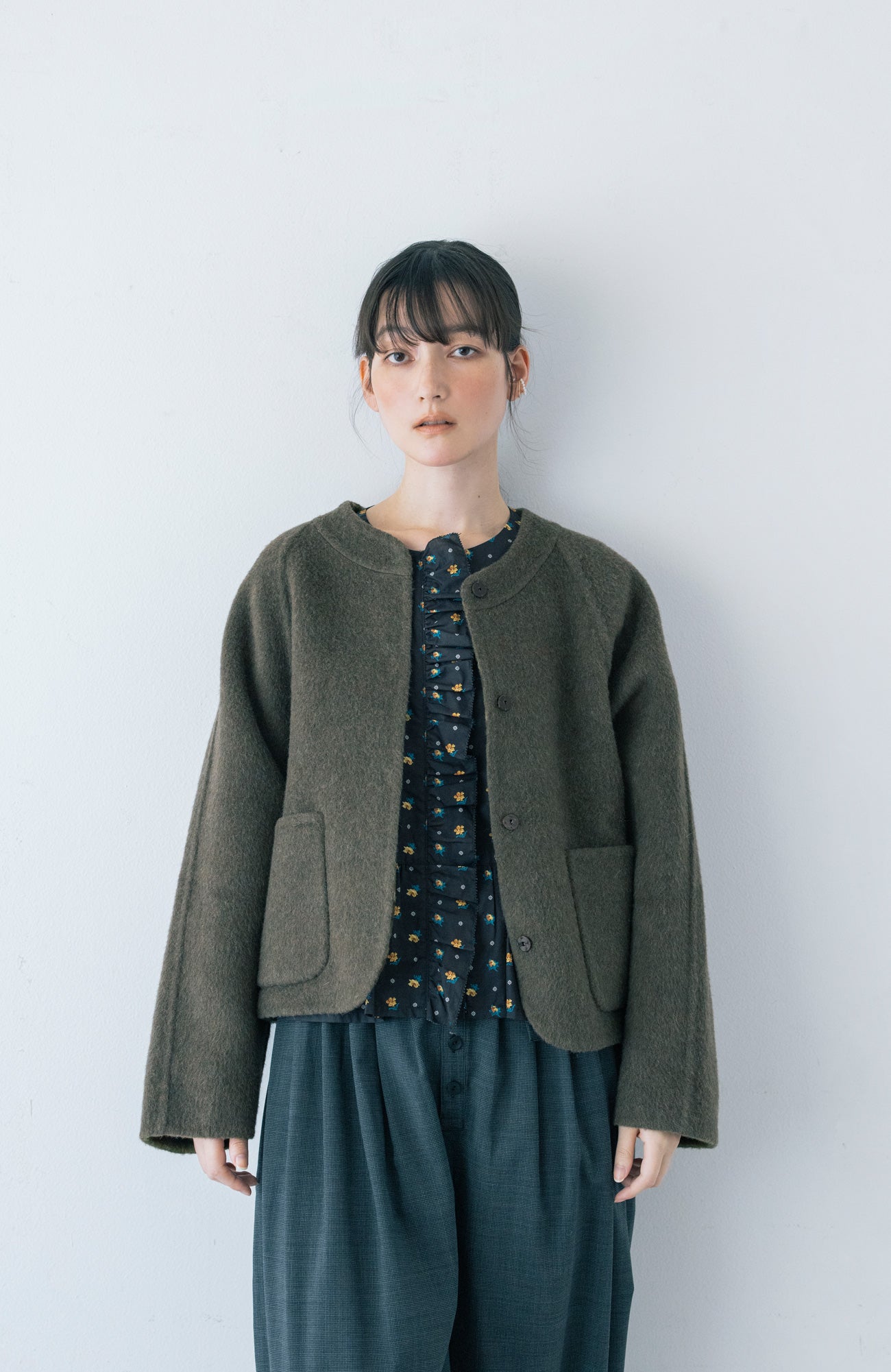 リバーシブルショートコート/シャギー(2025-2026 Winter & Pre-spring Collection)