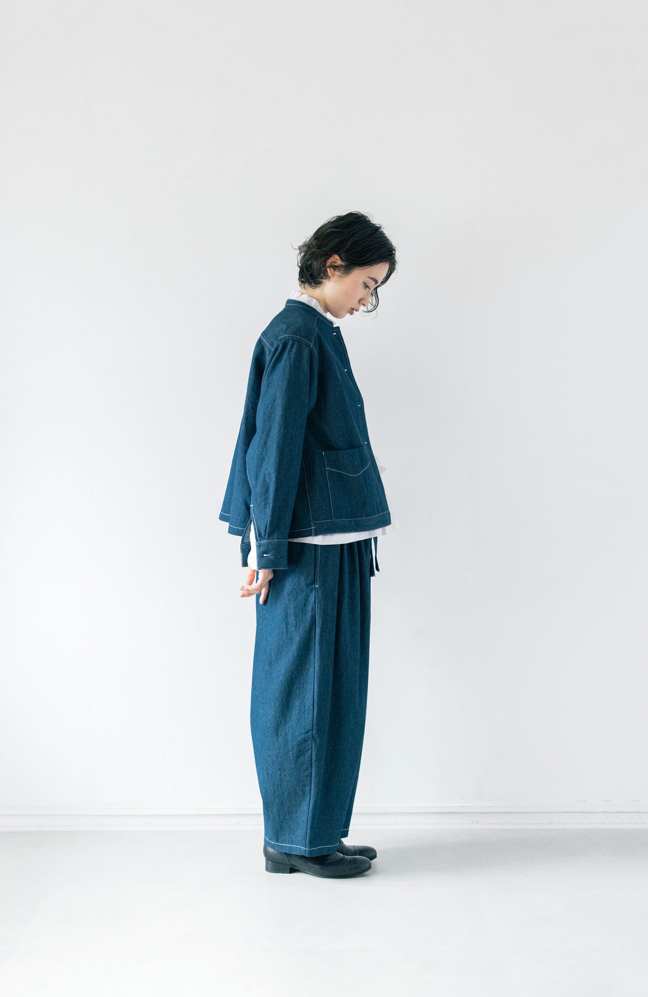 デニムバックフレアジャケット(2025 Autumn & Winter Collection)