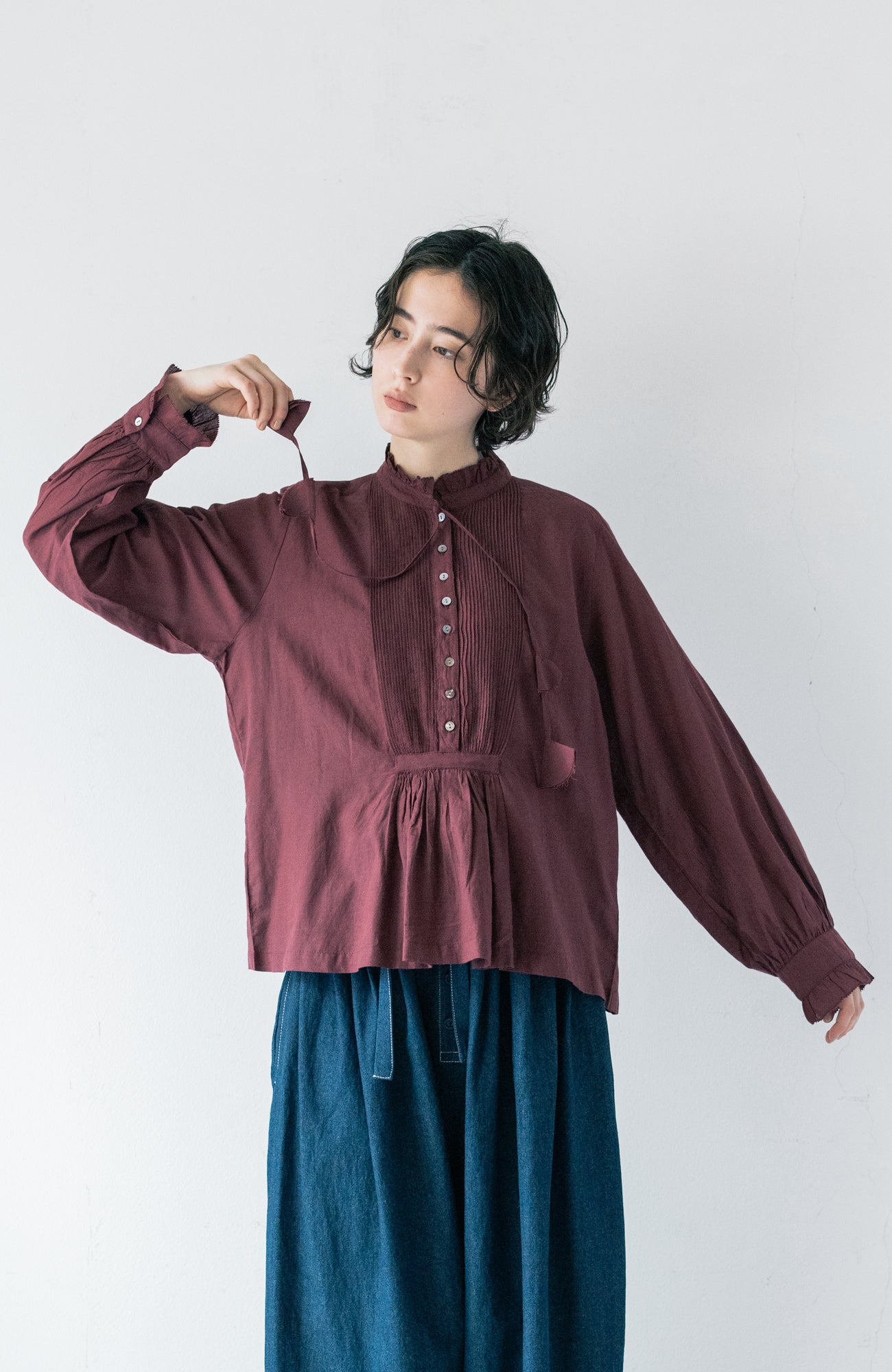 ピンタックブラウス(2025 Autumn & Winter Collection)