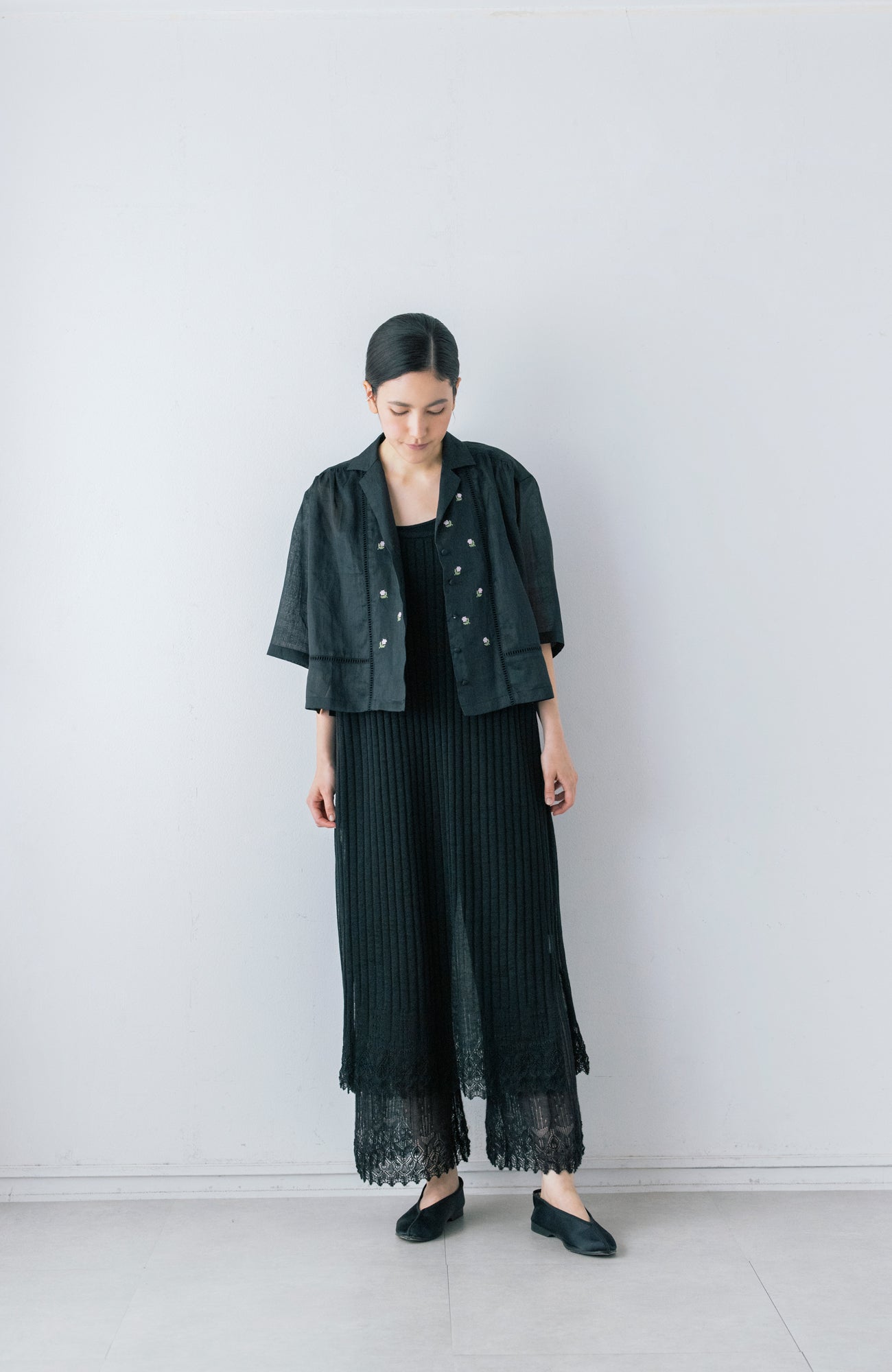 オーガニックラミーニットパンツ(2026 Spring Collection)