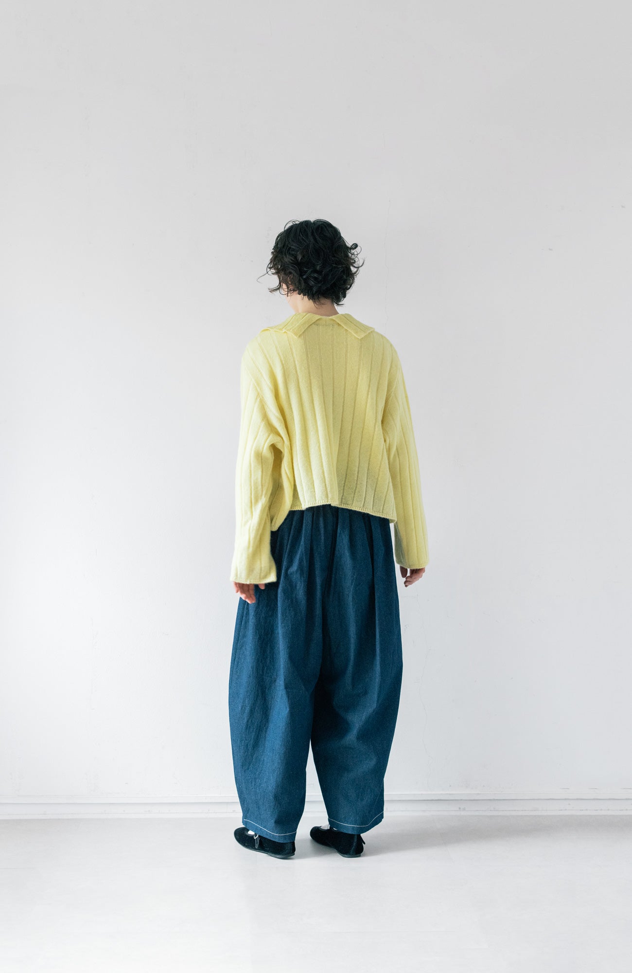 ワイドカラーニットカーディガン(2025 Autumn & Winter Collection)