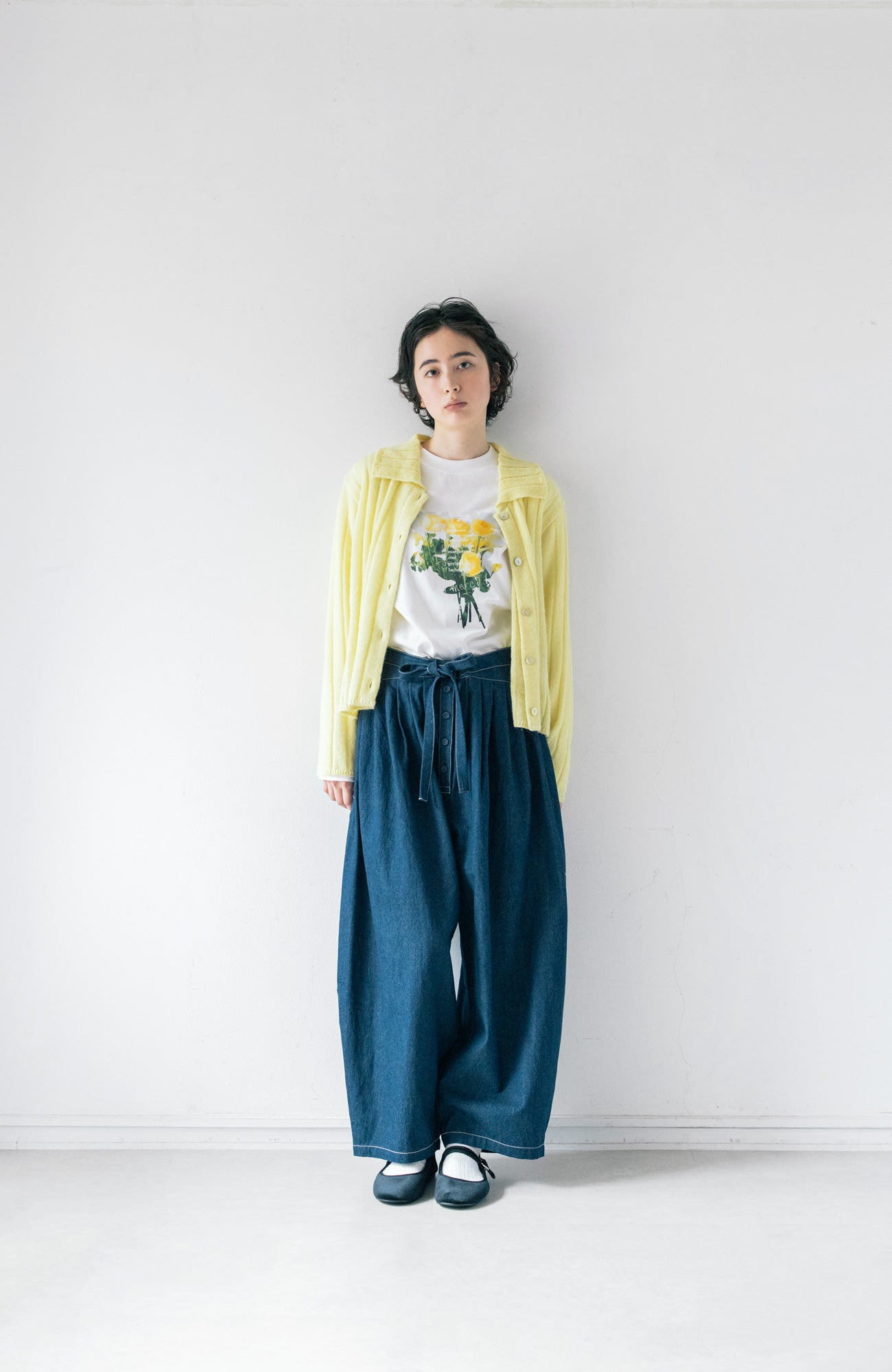 ワイドカラーニットカーディガン(2025 Autumn & Winter Collection)
