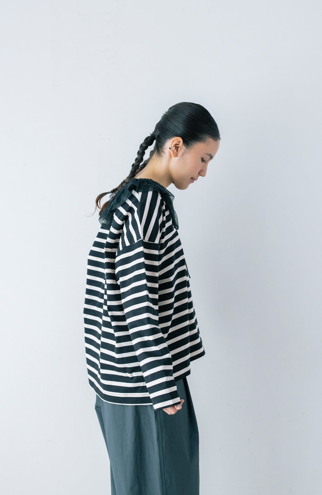 チュールカラーバスクシャツ(2026 Spring Collection)