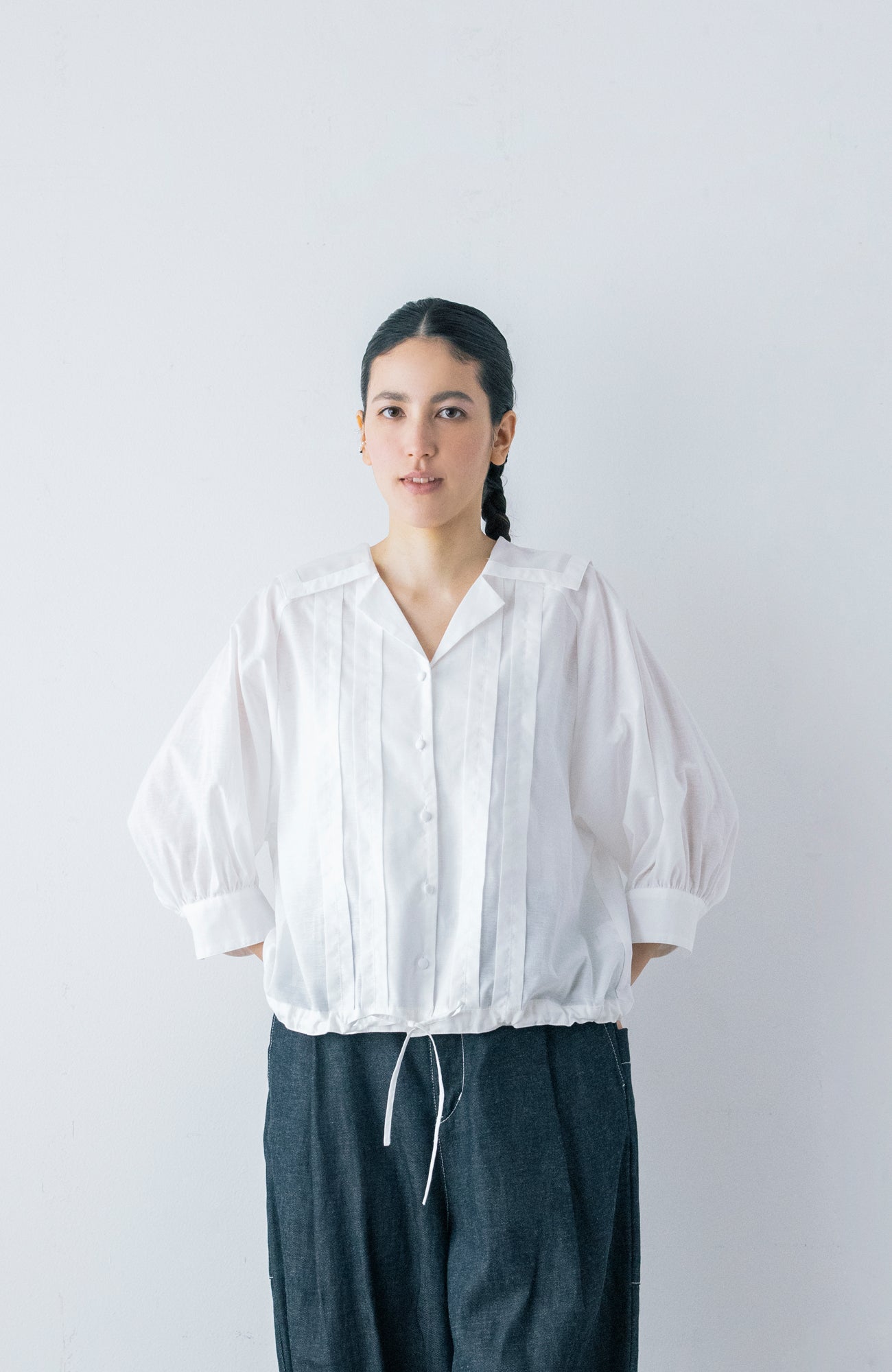 Petite fleurセーラーカラーブラウス(2026 Spring Collection)