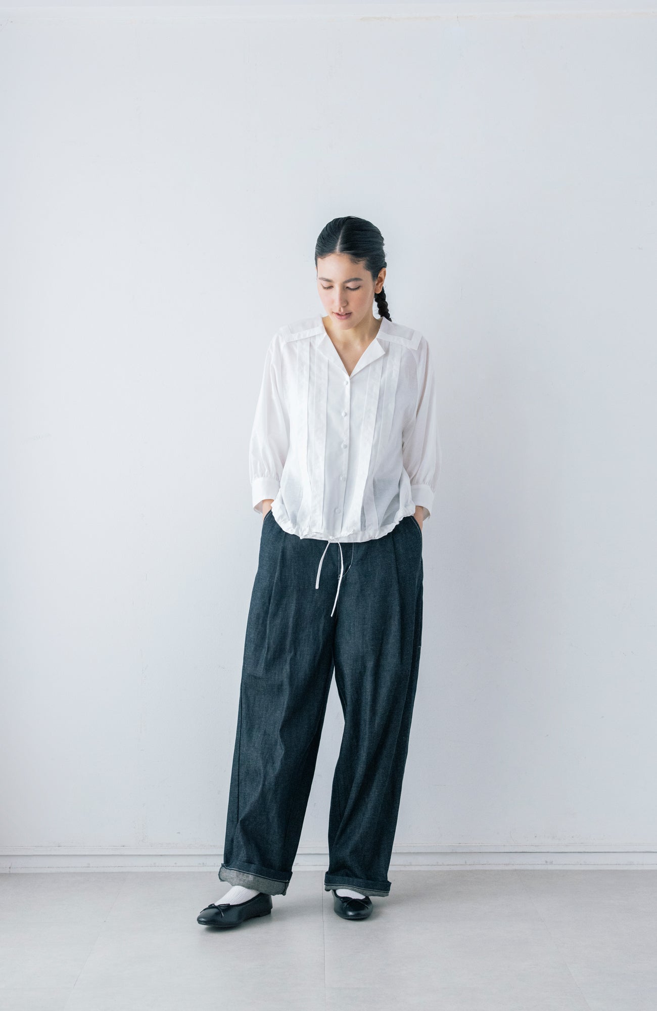 Petite fleurセーラーカラーブラウス(2026 Spring Collection)