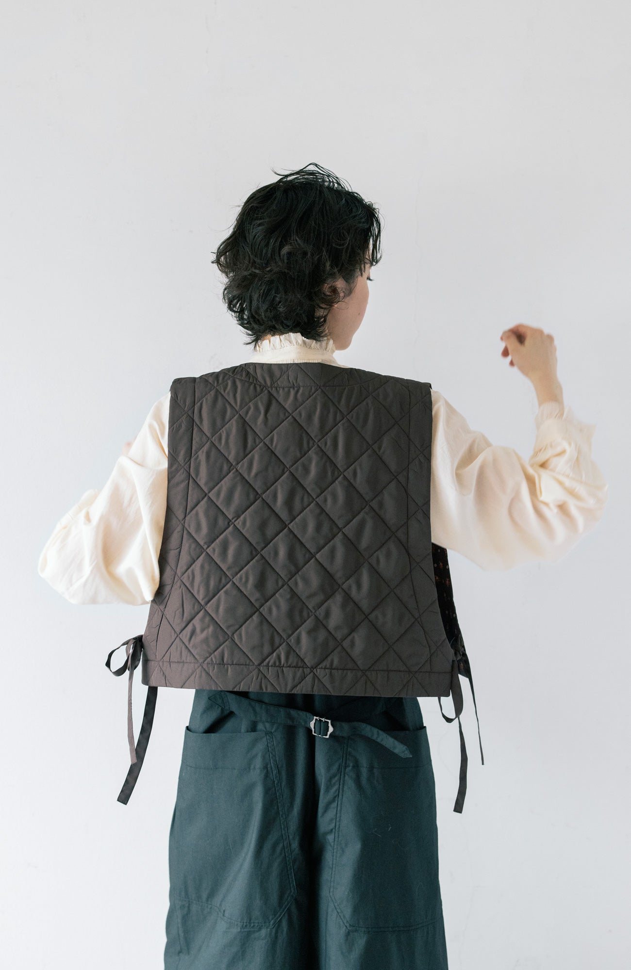 LIBERTY PRINTリバーシブルキルティングベスト(2025 Autumn & Winter Collection)