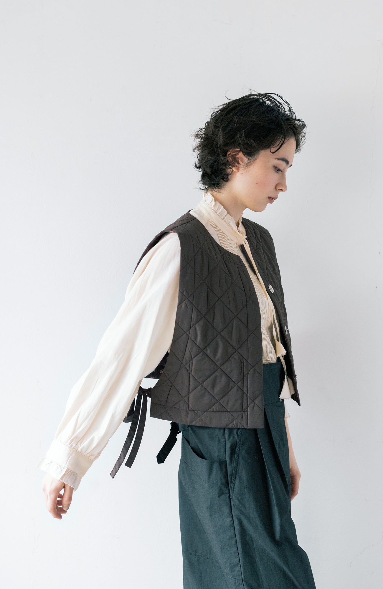 LIBERTY PRINTリバーシブルキルティングベスト(2025 Autumn & Winter Collection)