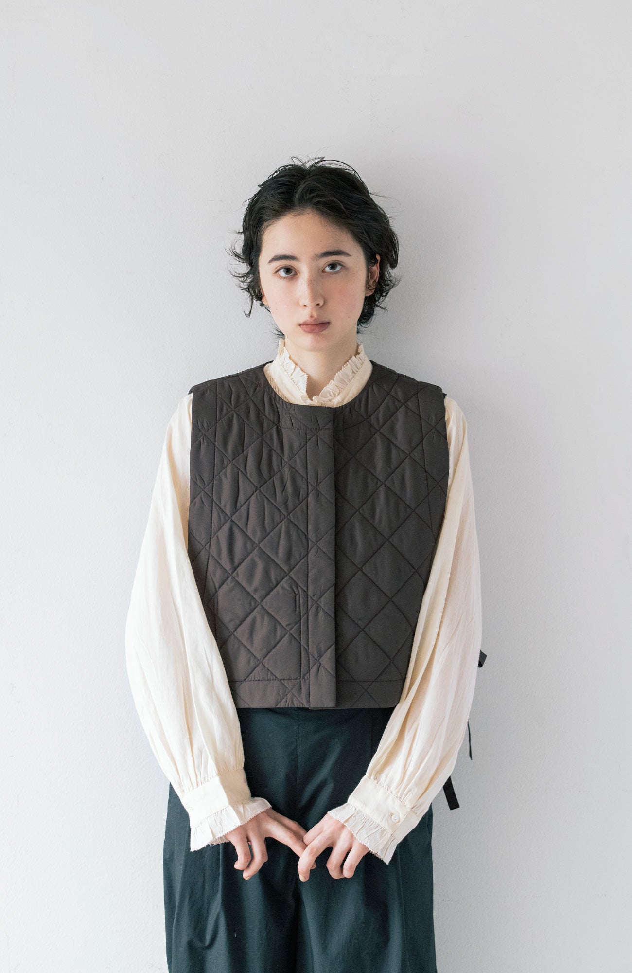 LIBERTY PRINTリバーシブルキルティングベスト(2025 Autumn & Winter Collection)