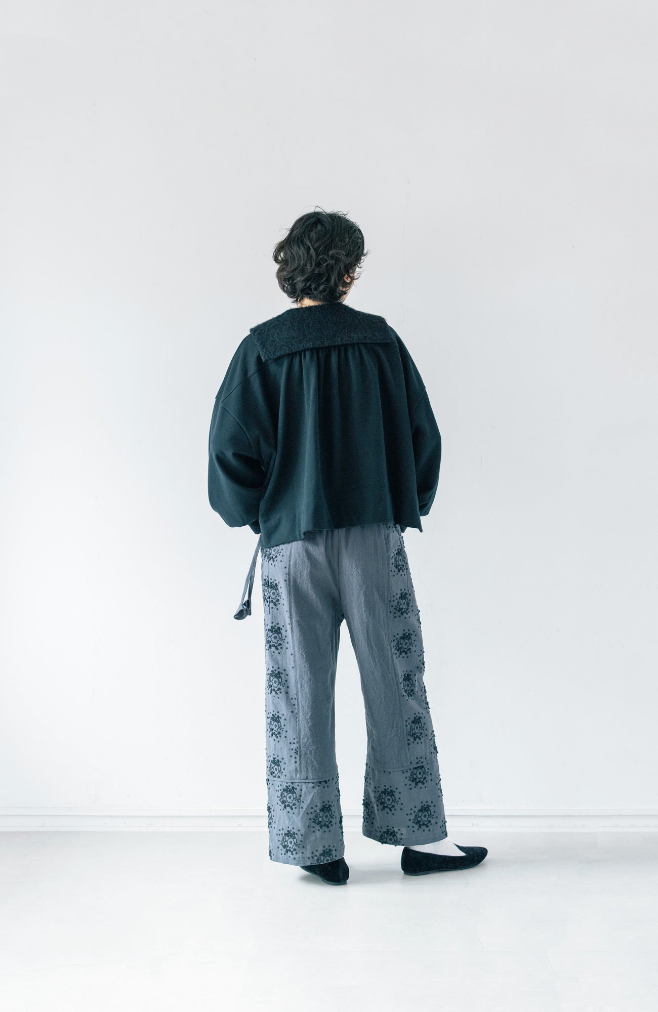 Shaggy Sailor Collar Pullover (2025 Autumn &amp; Winter Collection)