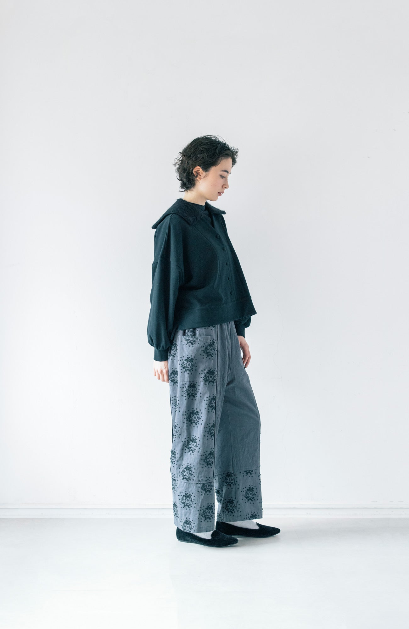 Shaggy Sailor Collar Pullover (2025 Autumn &amp; Winter Collection)