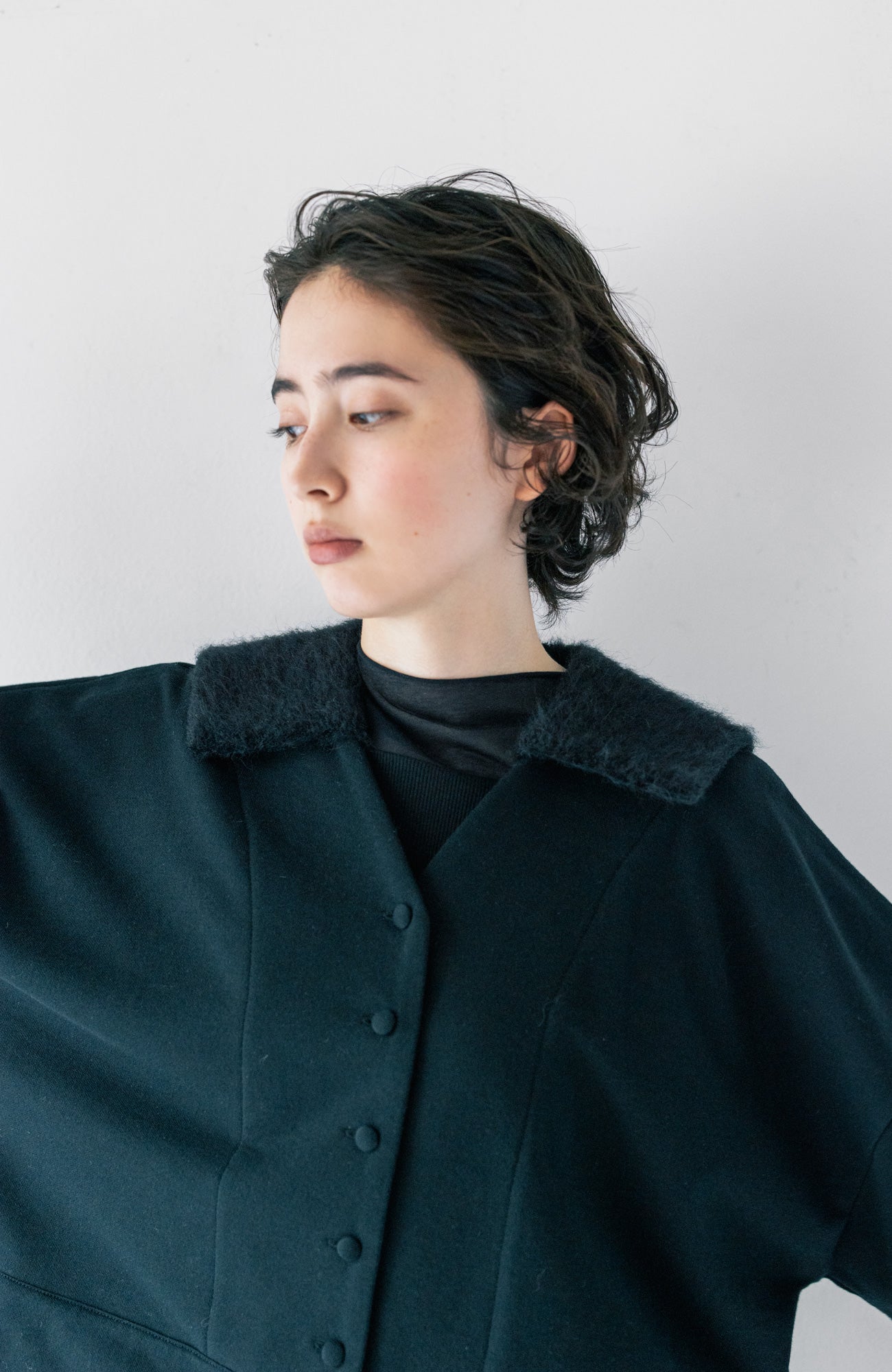 Shaggy Sailor Collar Pullover (2025 Autumn &amp; Winter Collection)