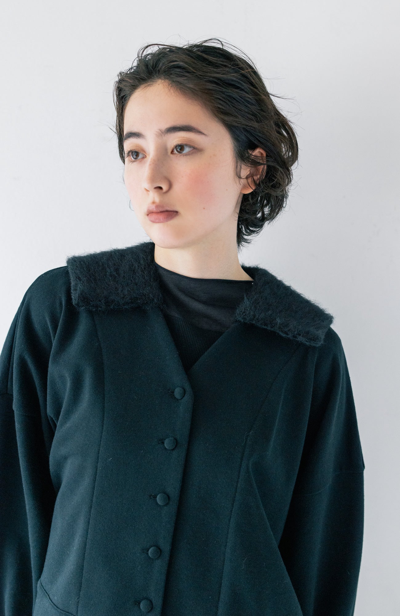 Shaggy Sailor Collar Pullover (2025 Autumn &amp; Winter Collection)
