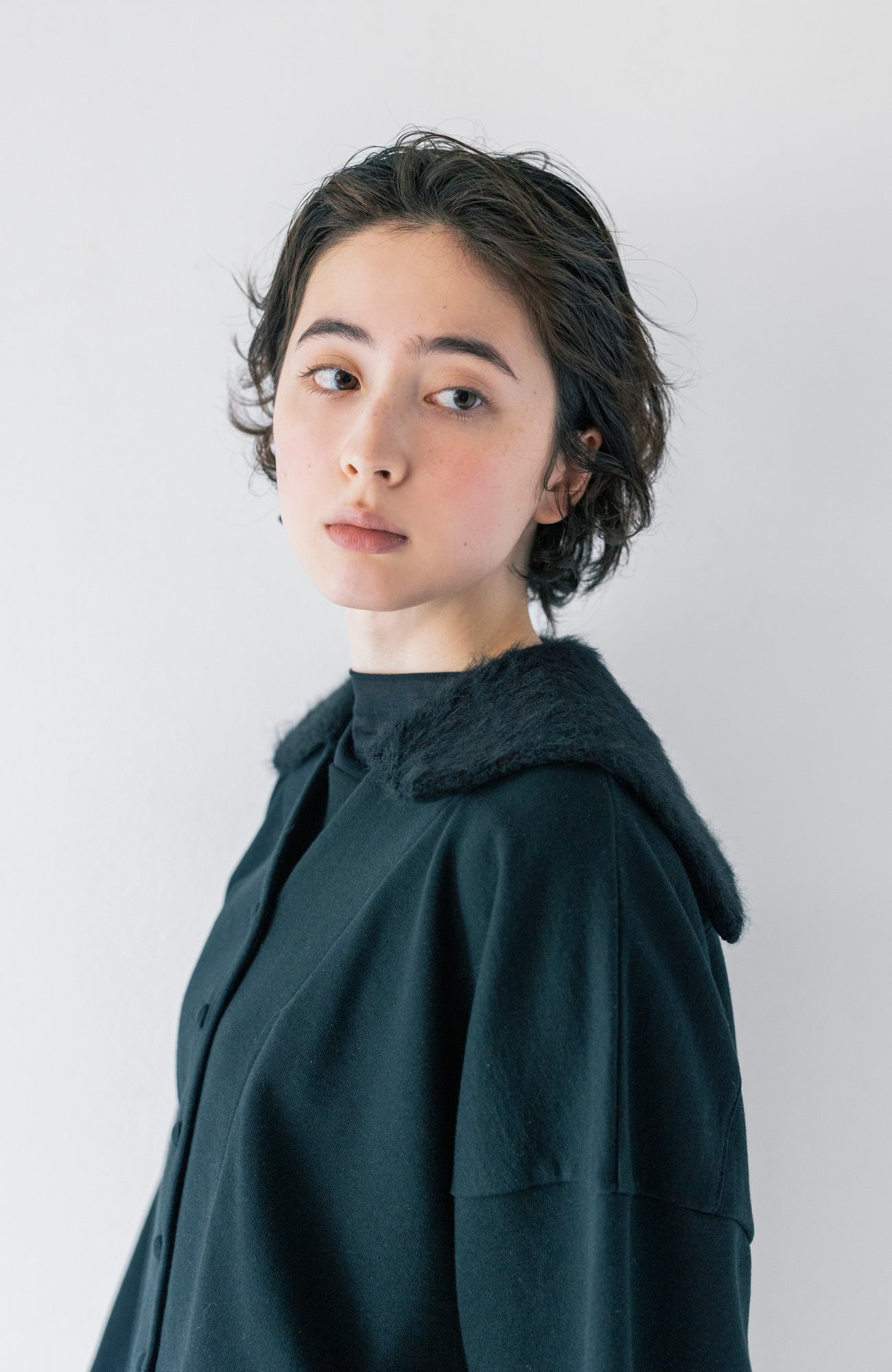 Shaggy Sailor Collar Pullover (2025 Autumn &amp; Winter Collection)