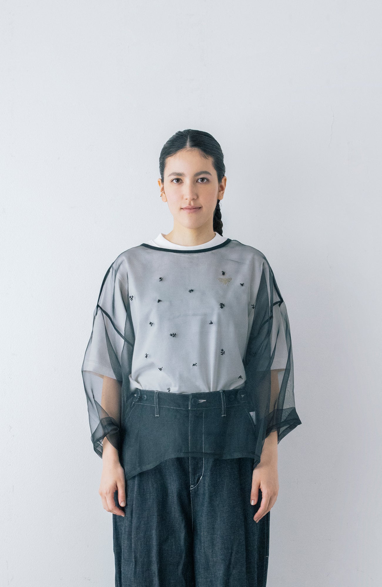 Petite fleurオーガンジープルオーバー(2026 Spring Collection)