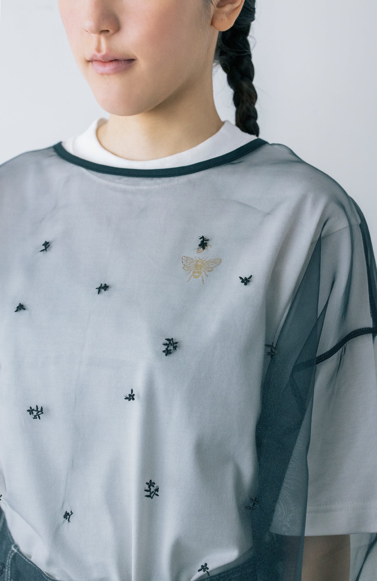 Petite fleurオーガンジープルオーバー(2026 Spring Collection)