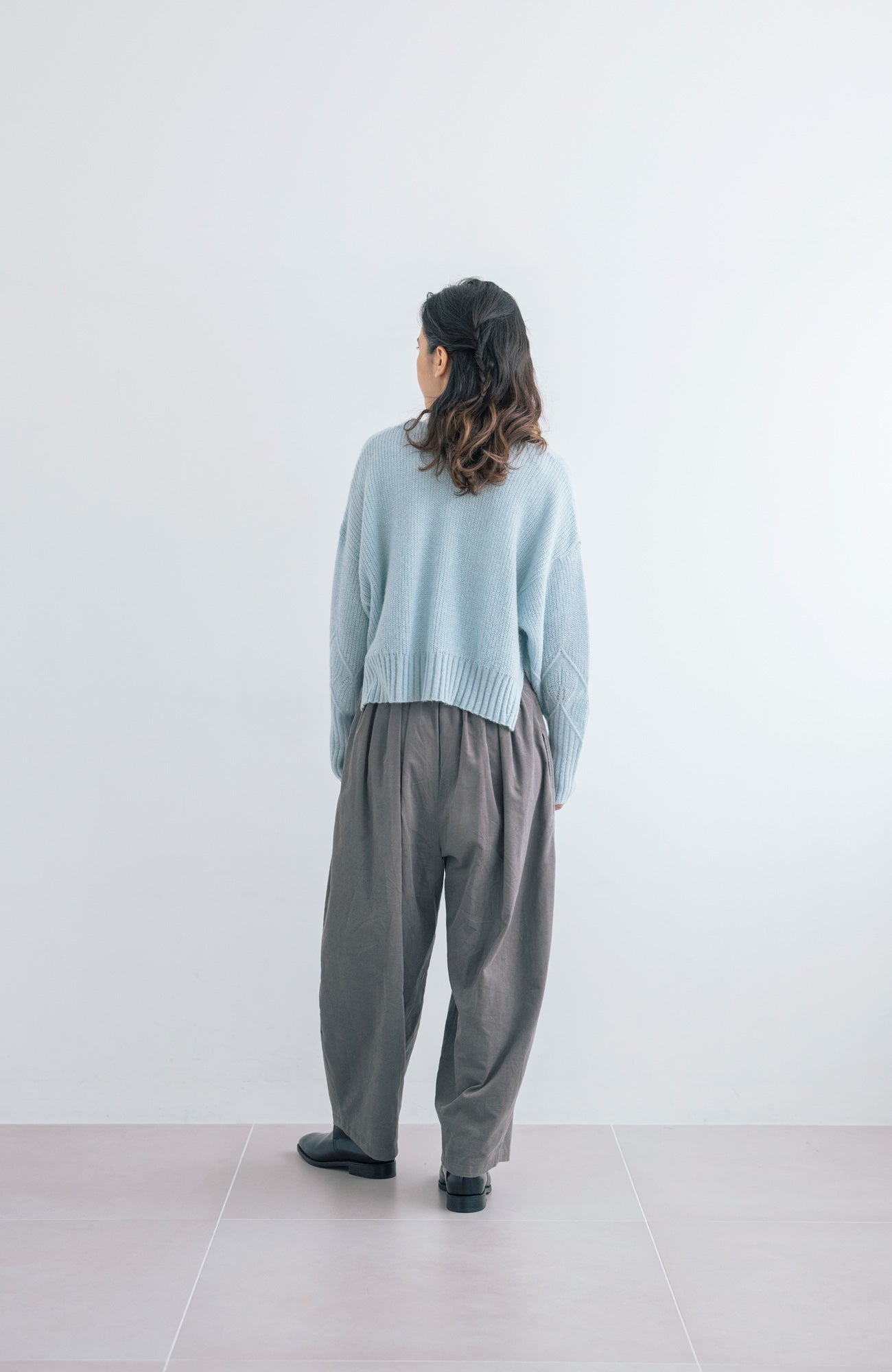 Shaggy knit cardigan (2024-25 Winter &amp; Pre-Spring Collection)