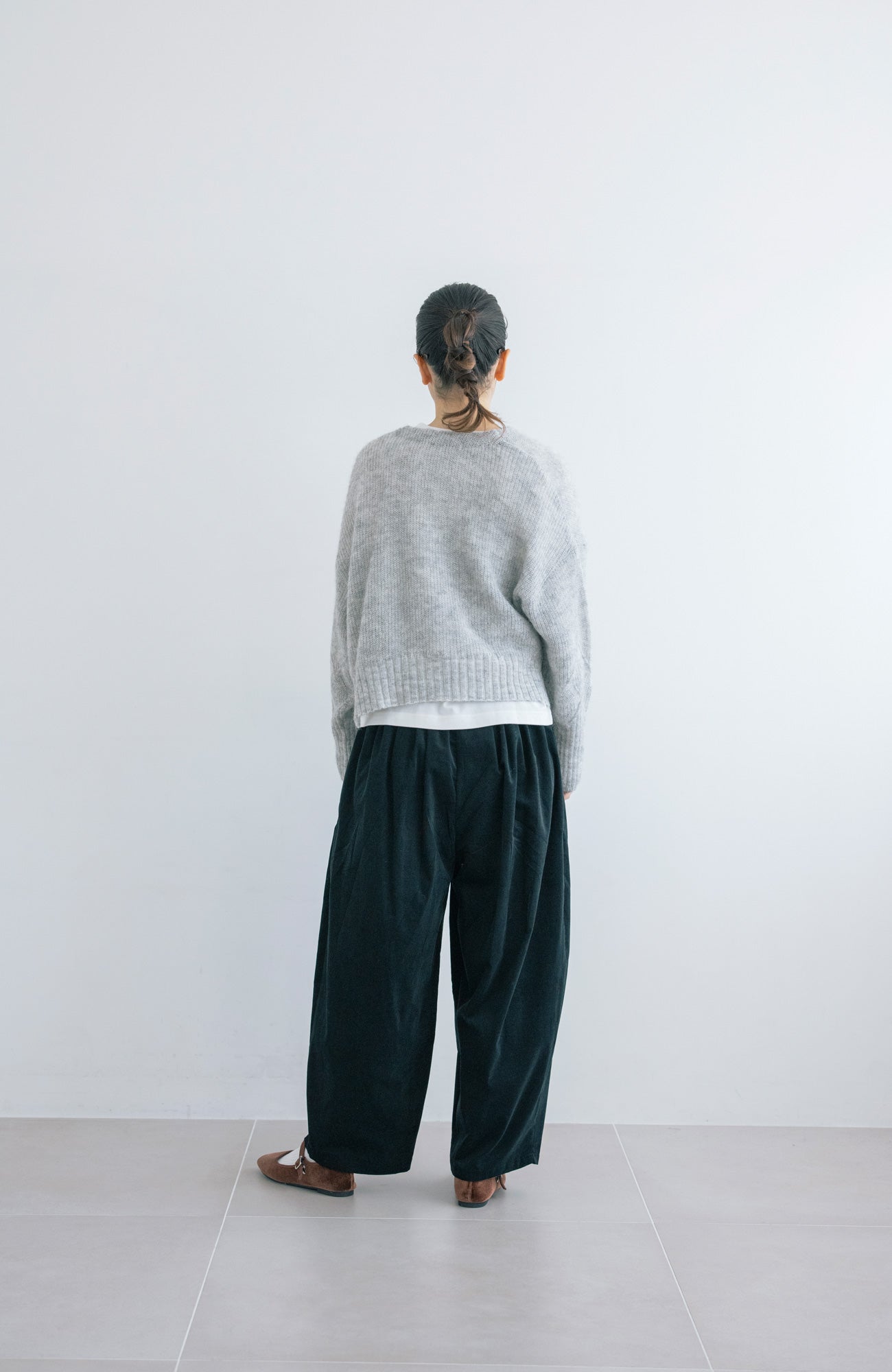 Shaggy knit cardigan (2024-25 Winter &amp; Pre-Spring Collection)