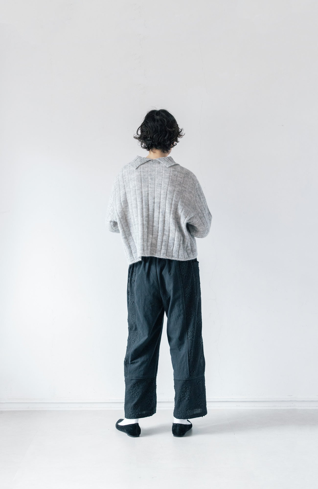 ワイドカラーニットカーディガン(2025 Autumn & Winter Collection)