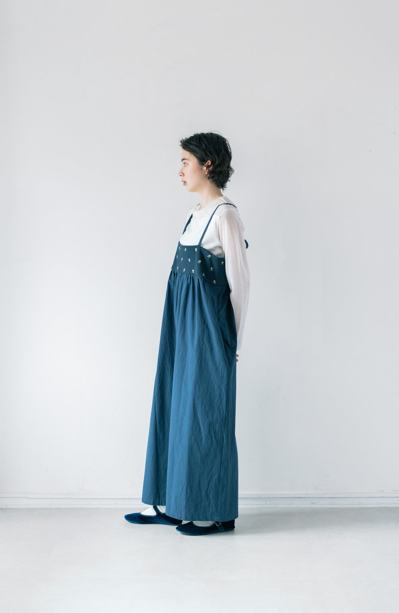 boutons knit yoke overalls (2025 Autumn &amp; Winter Collection)