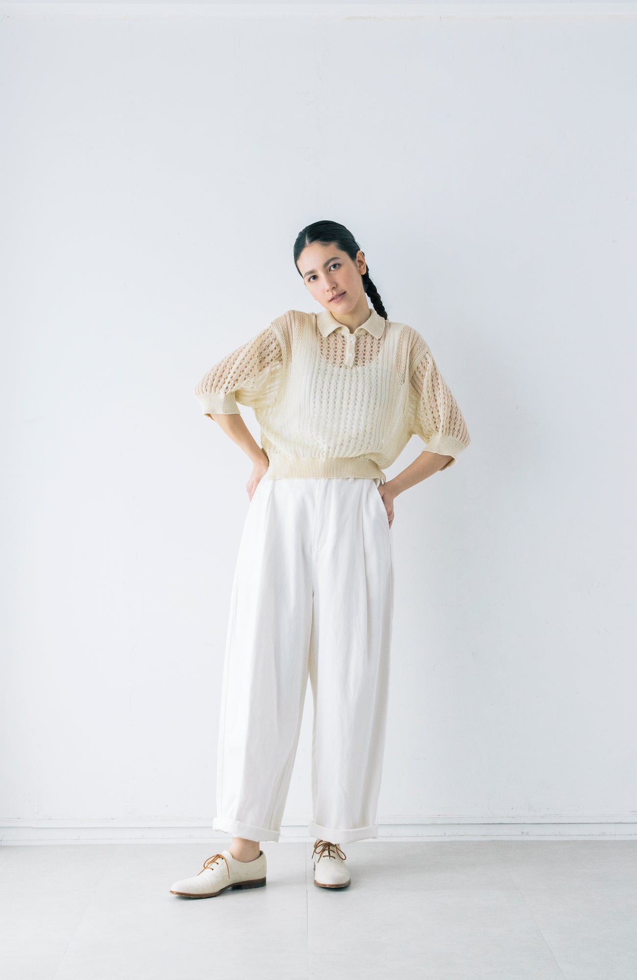 ポロカラーニット(2026 Spring Collection)