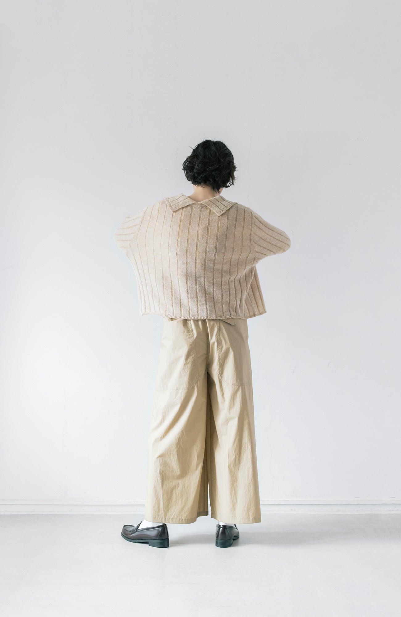 ワイドカラーニットカーディガン(2025 Autumn & Winter Collection)