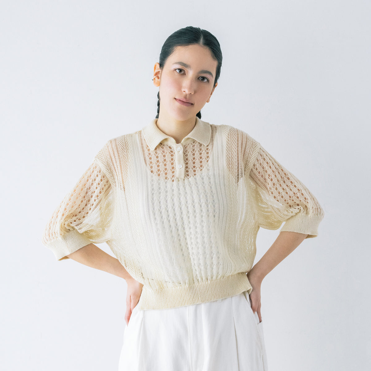 ポロカラーニット(2026 Spring Collection)