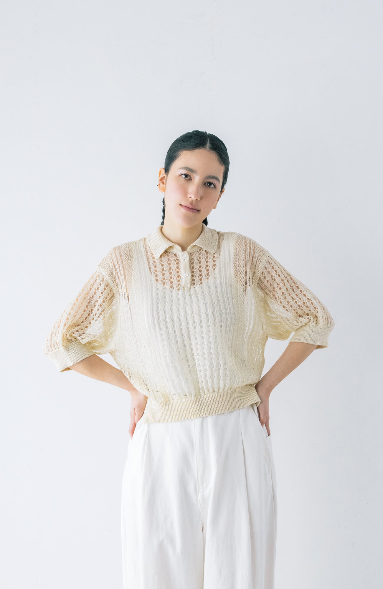 ポロカラーニット(2026 Spring Collection)