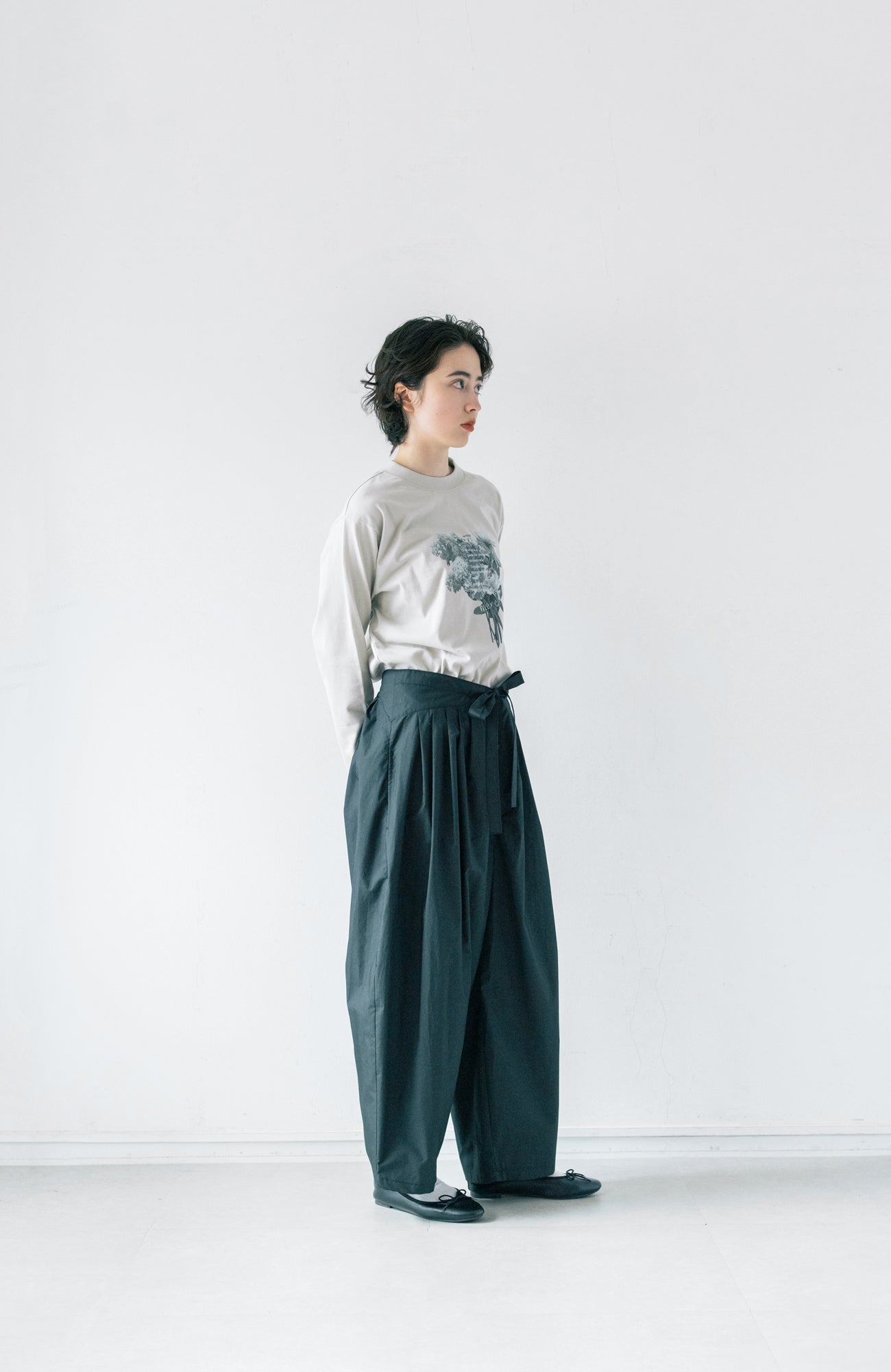 ドゥロワー2025☆コットン天竺ロングスリーブTシャツ BEAUTY&YOUTH UNITED ARROWS コットン天竺 ロングスリーブ