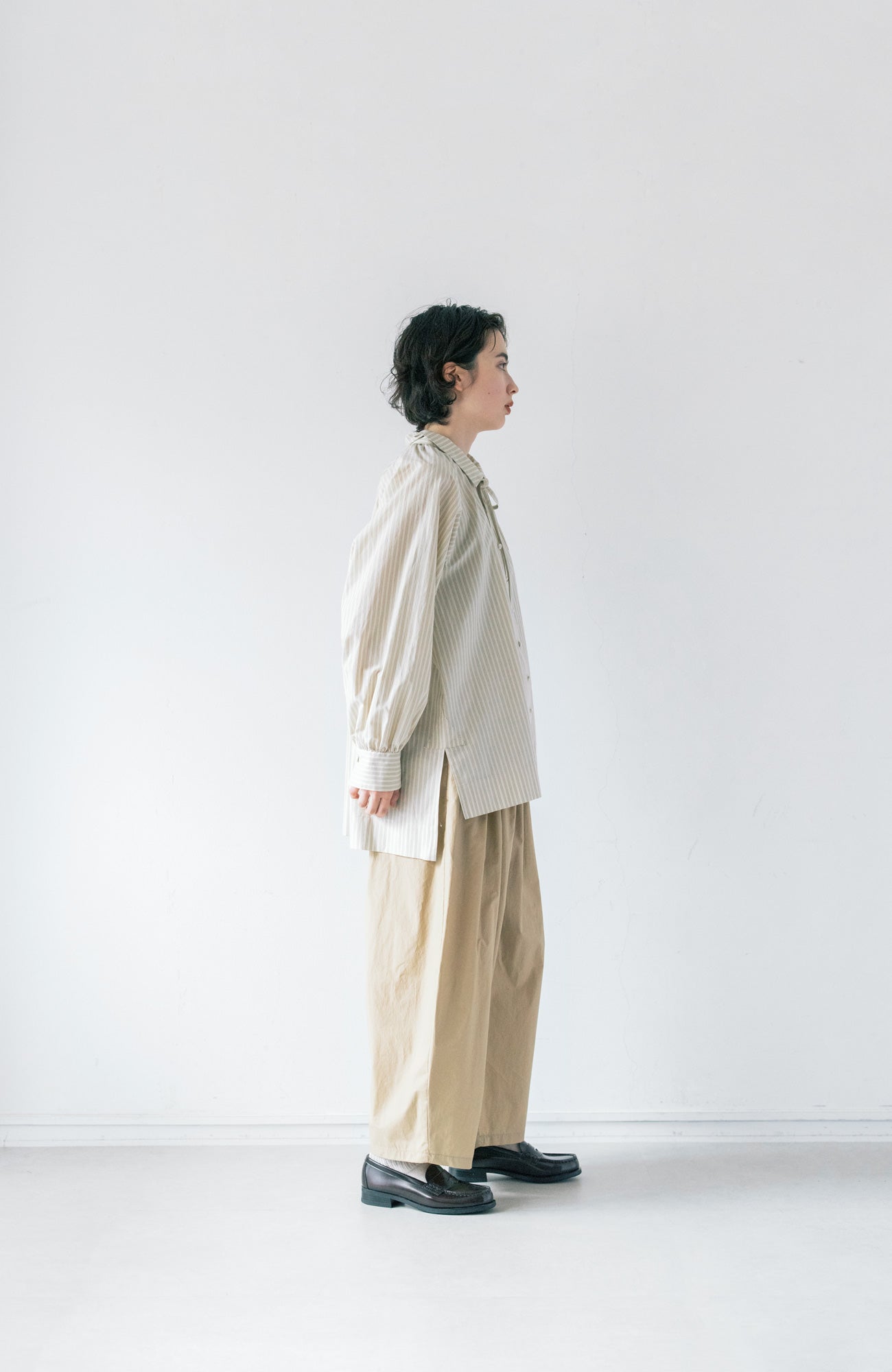 ２wayカラーシャツ/ミニギンガム(2025 Autumn & Winter Collection)