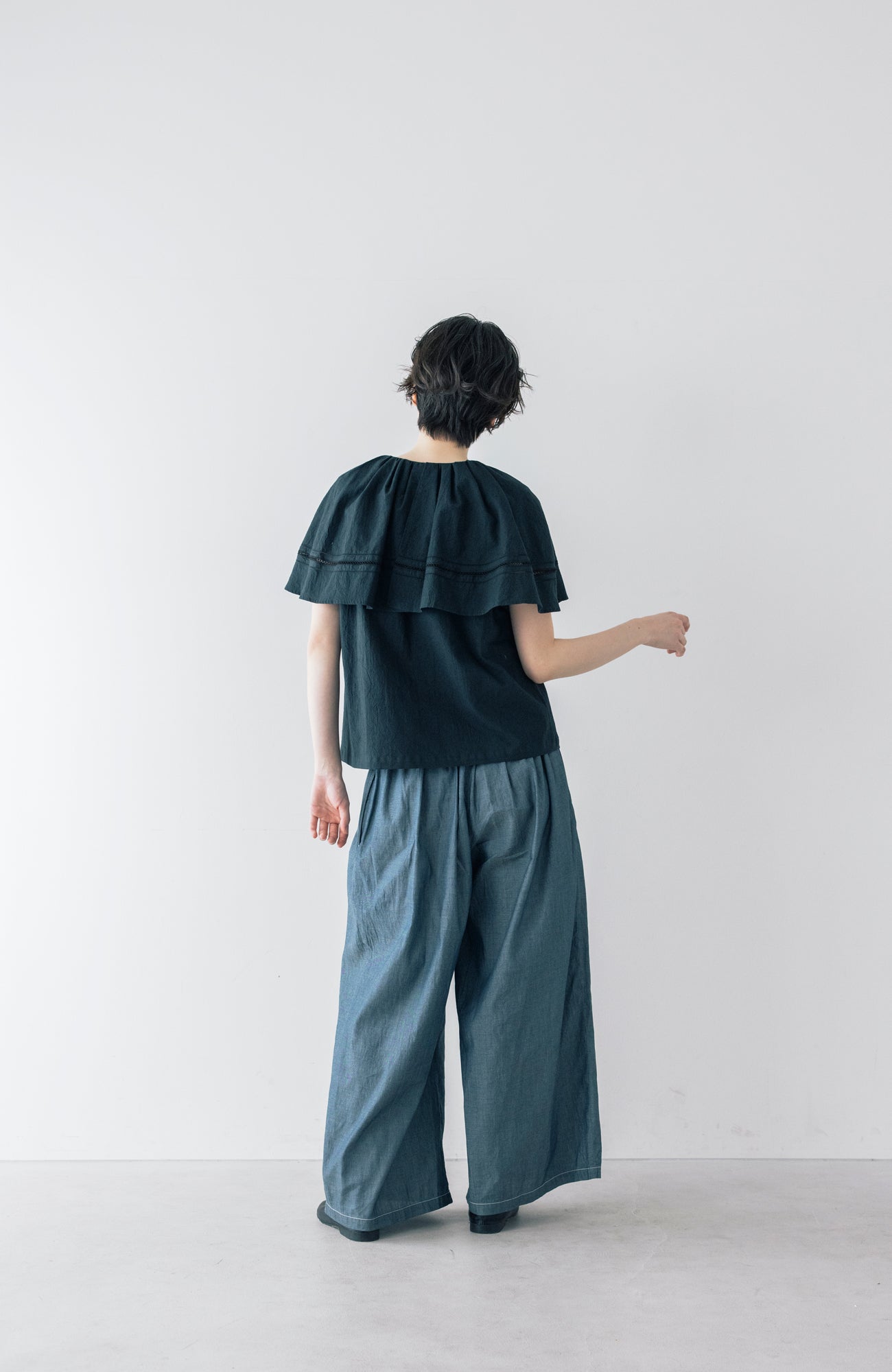 ワイドカラーブラウス(2026 Summer Collection)
