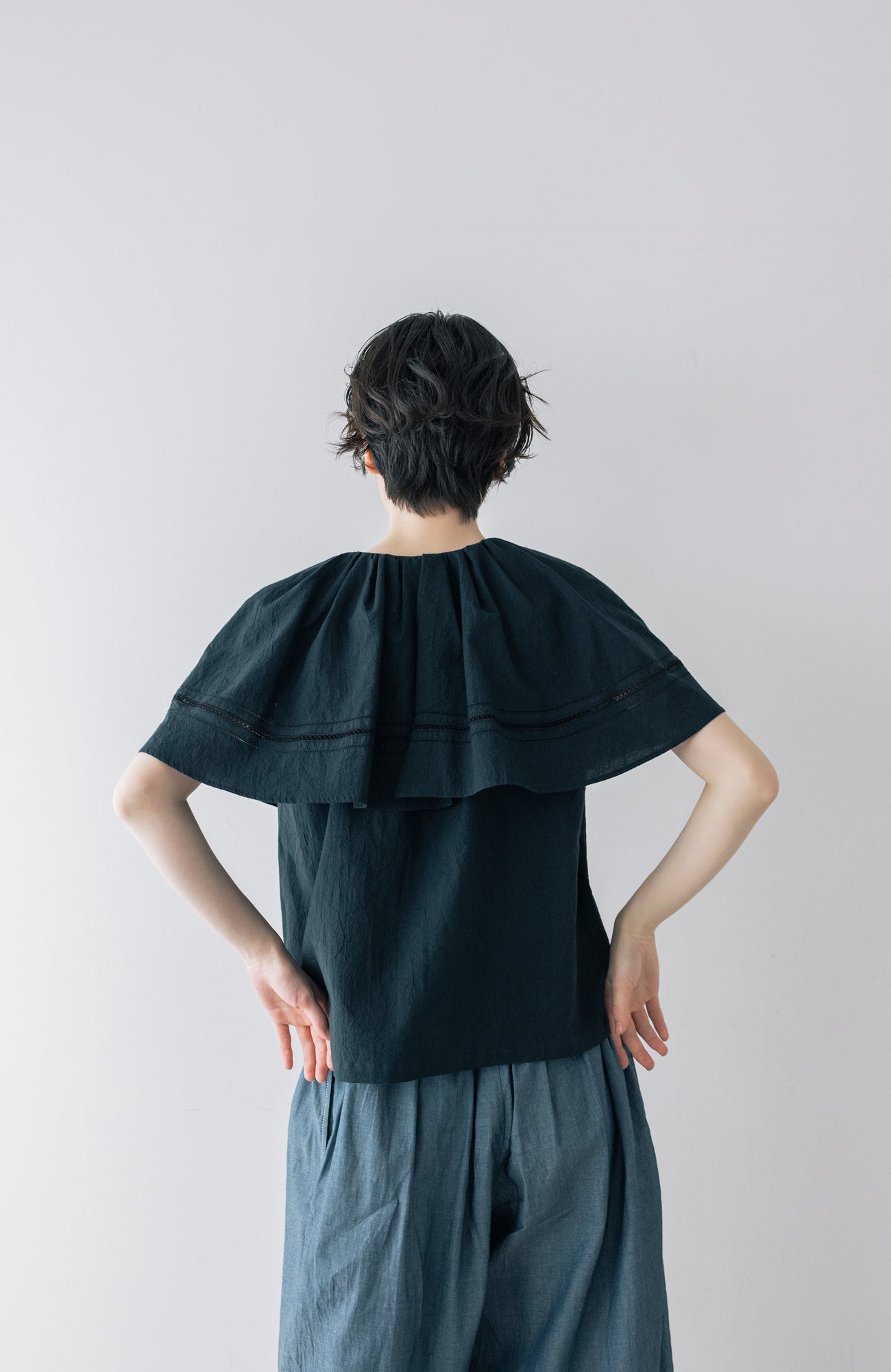 ワイドカラーブラウス(2026 Summer Collection)