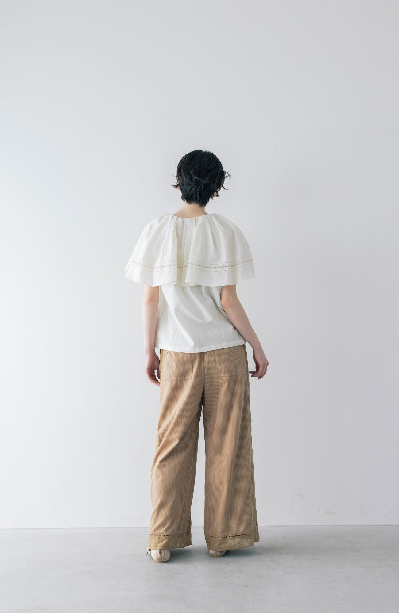 ワイドカラーブラウス(2026 Summer Collection)