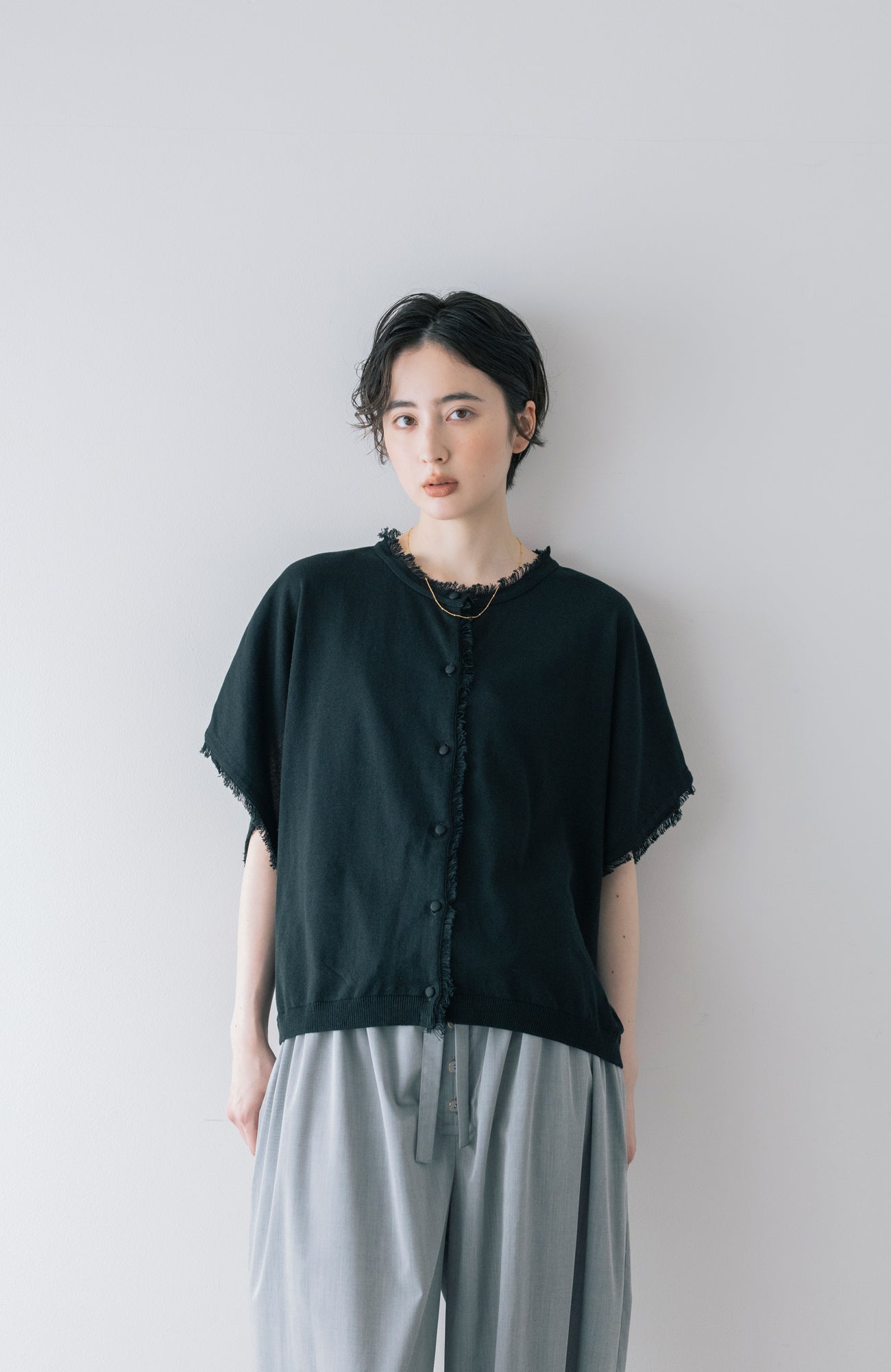 フリンジニットカーディガン(2026 Summer Collection)