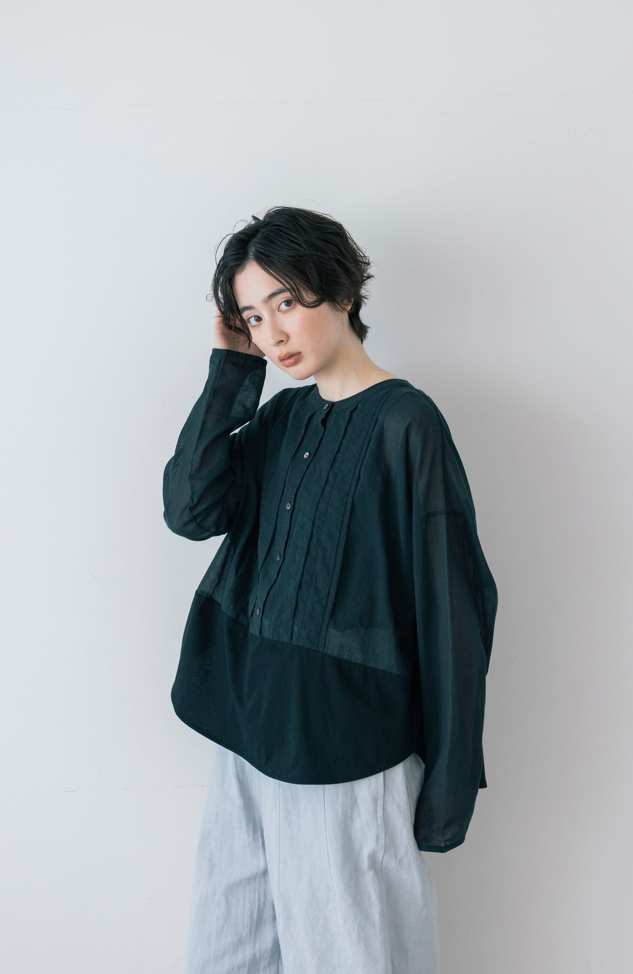 ピコ刺繍ブラウス(2026 Summer Collection)