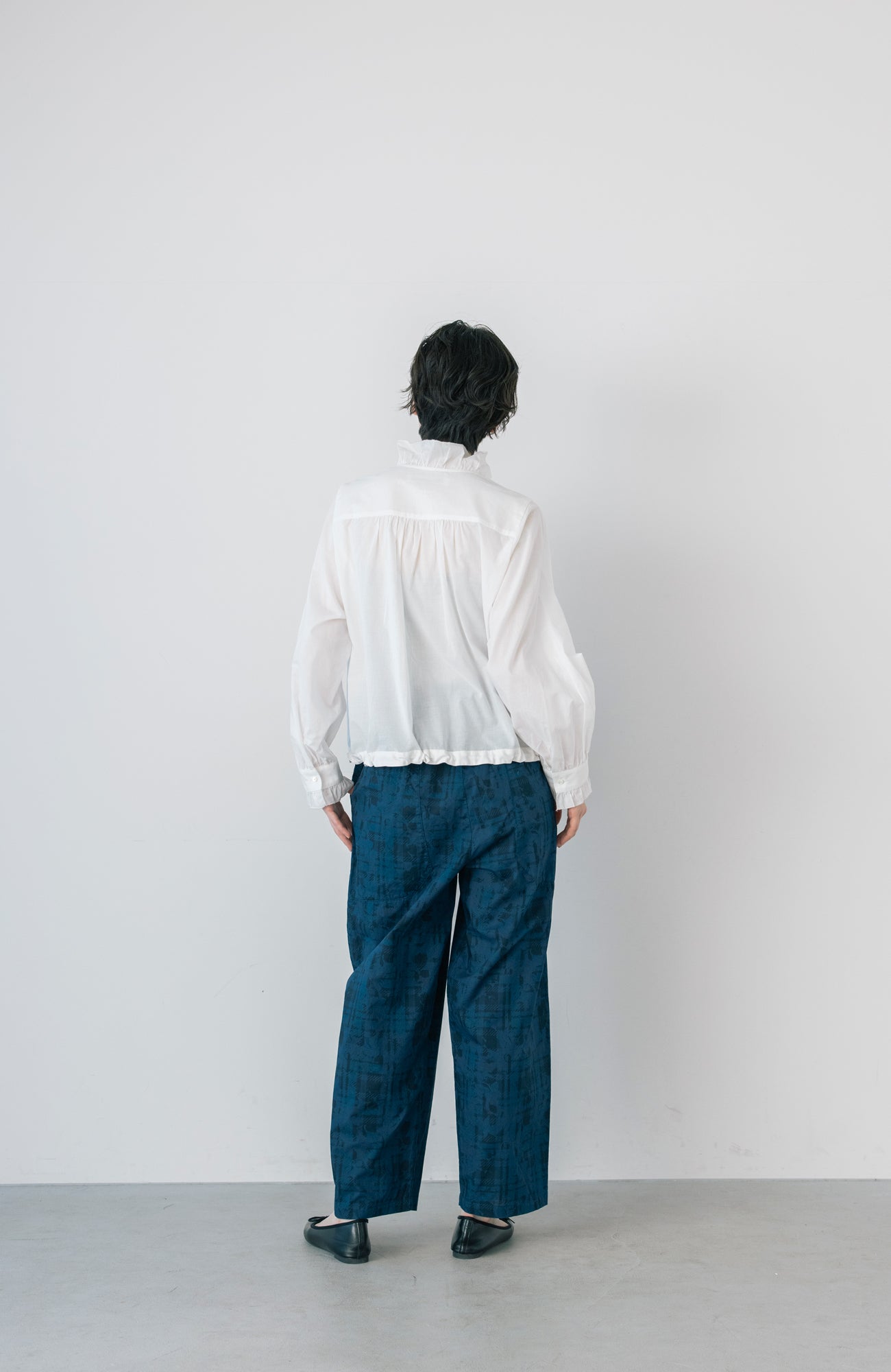 ピンタックとレースのブラウス(2026 Summer Collection)