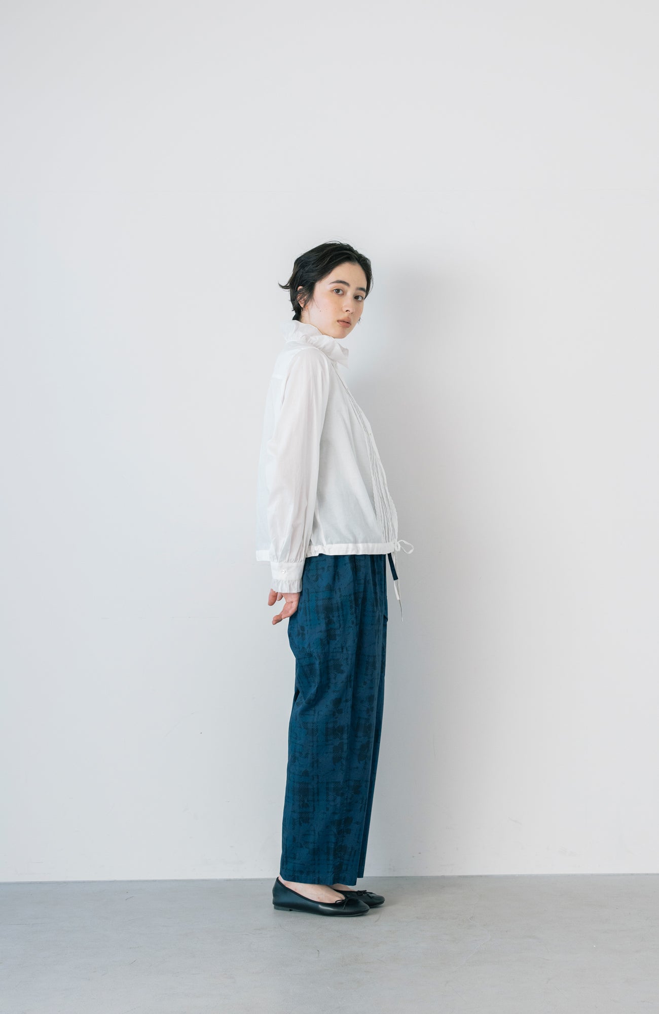 LIBERTY PRINT4タックパンツ(2026 Summer Collection)