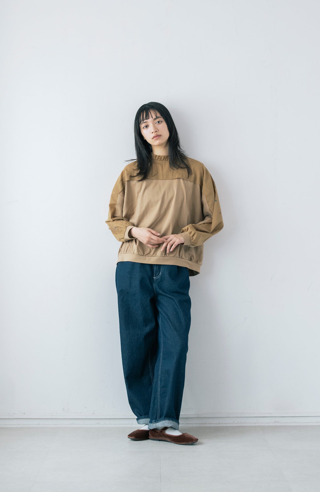 ボタンアジャストデニムパンツ(2026 Autumn Collection)