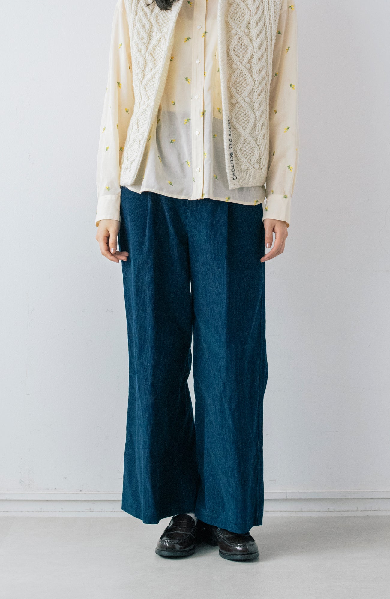 インディゴコーデュロイパンツ(2026 Autumn Collection)