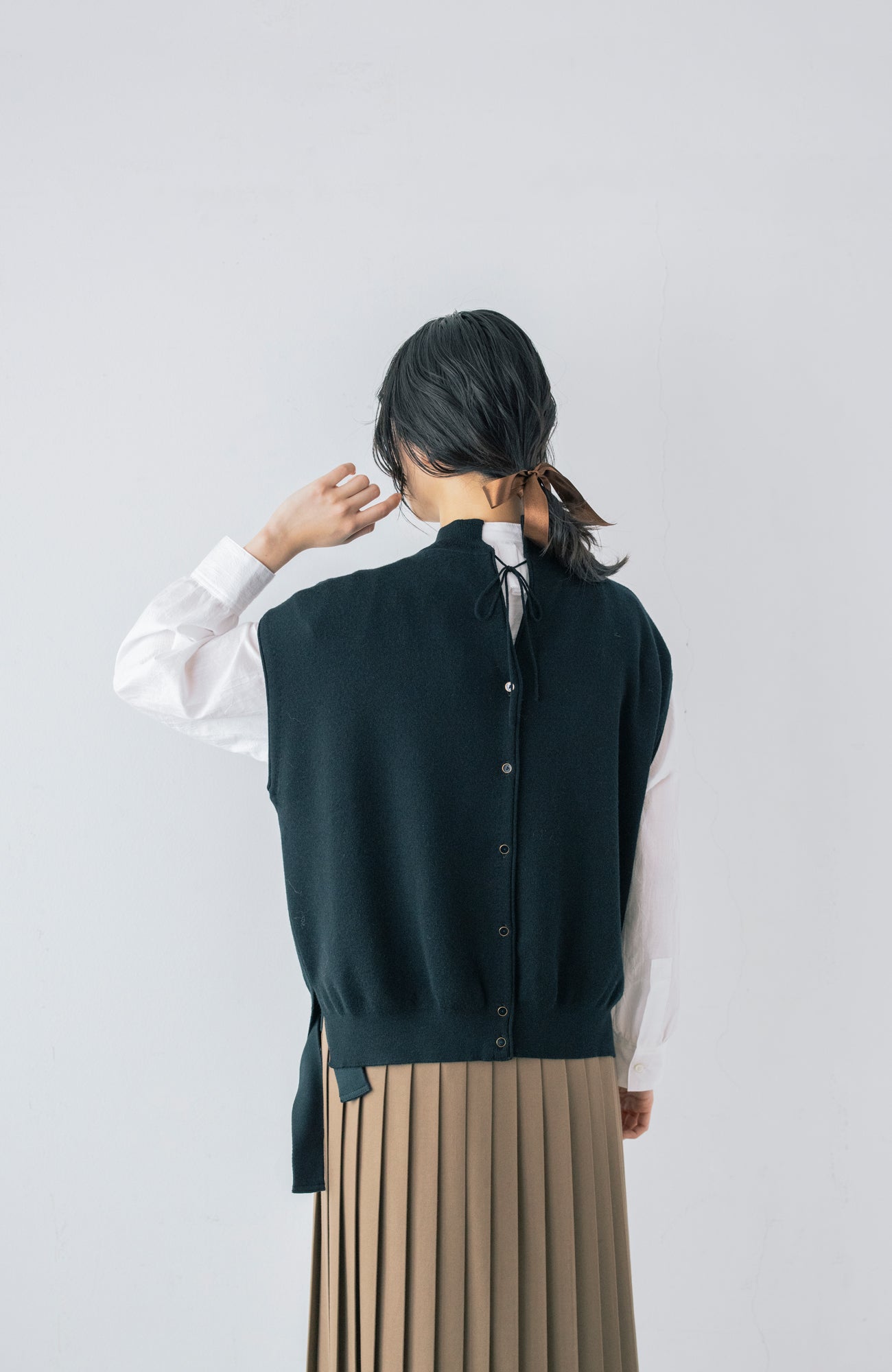 fondantニット2wayベスト(2026 Autumn Collection)
