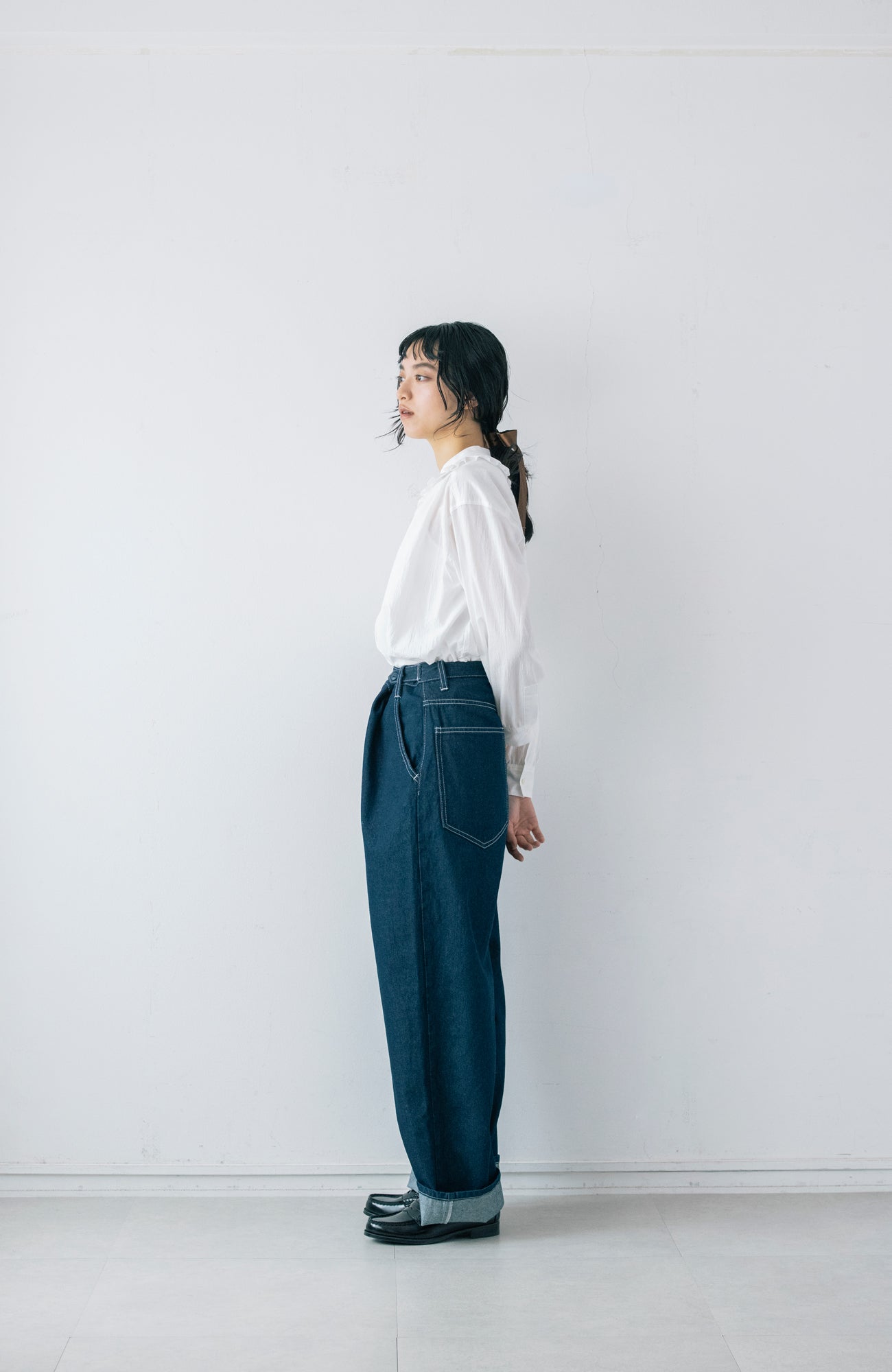 ボタンアジャストデニムパンツ(2026 Autumn Collection)