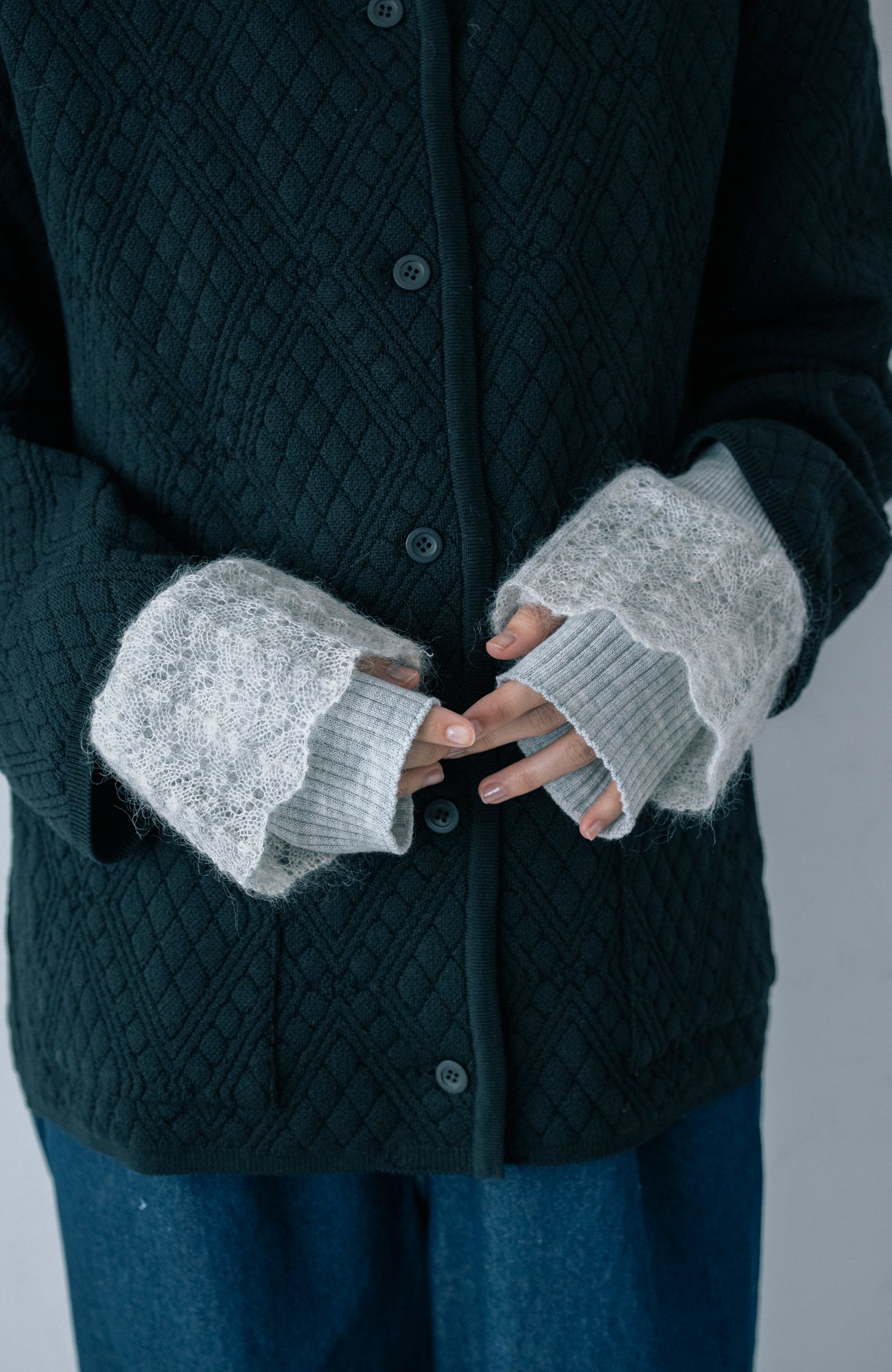 mohairフリルリストウォーマー(2026 Autumn Collection)